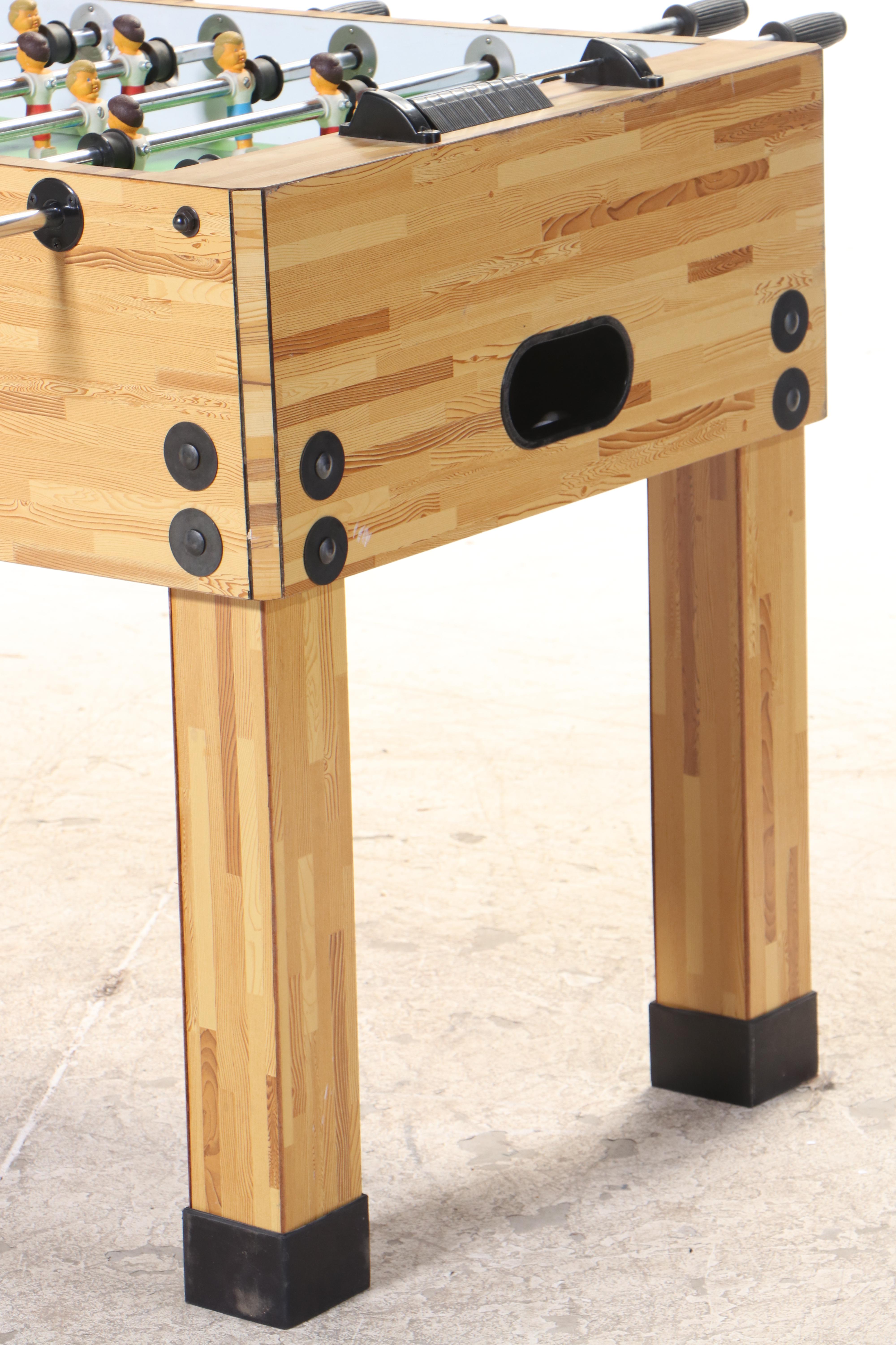 Sportcraft Oak-Grained Laminate Foosball Table