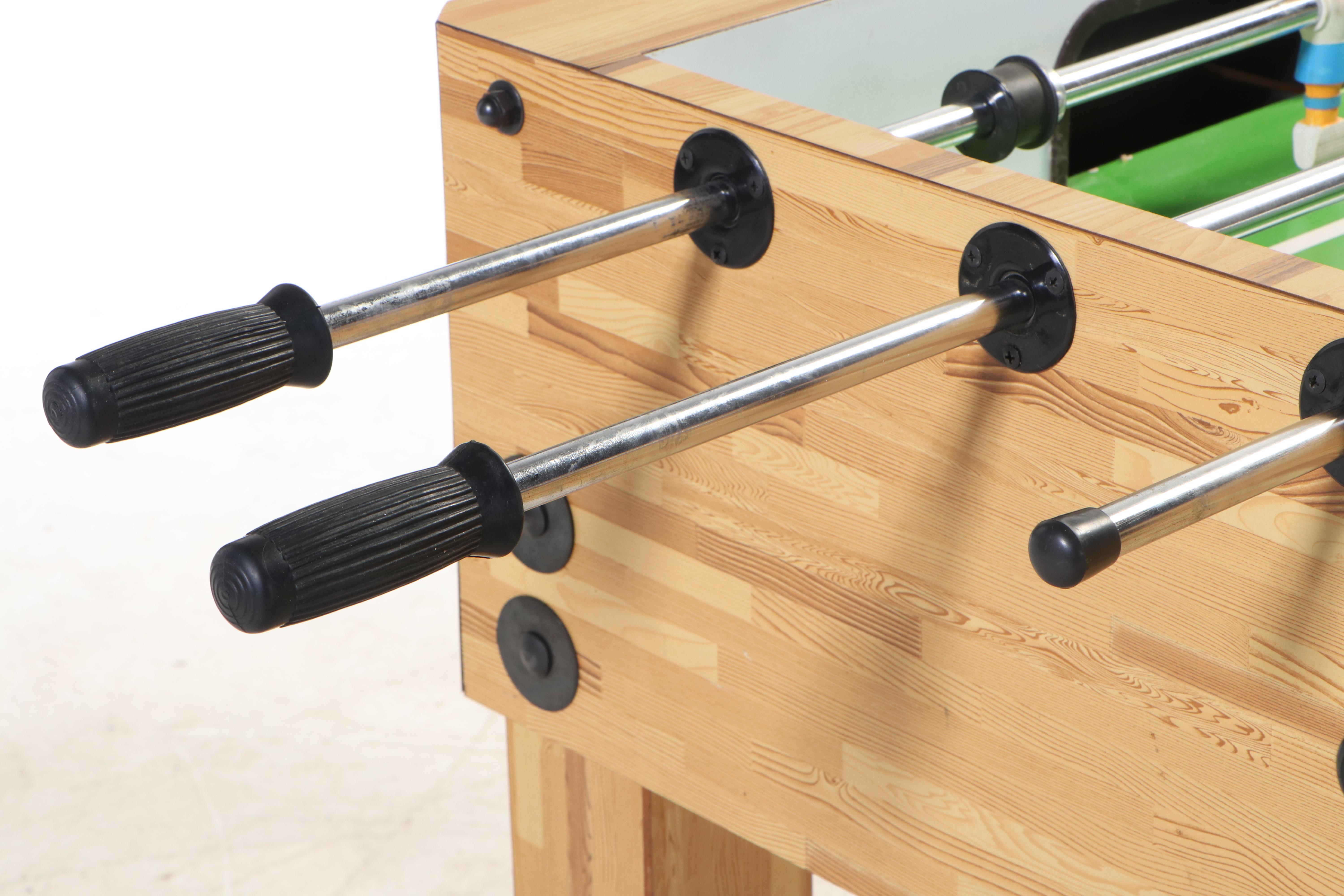 Sportcraft Oak-Grained Laminate Foosball Table