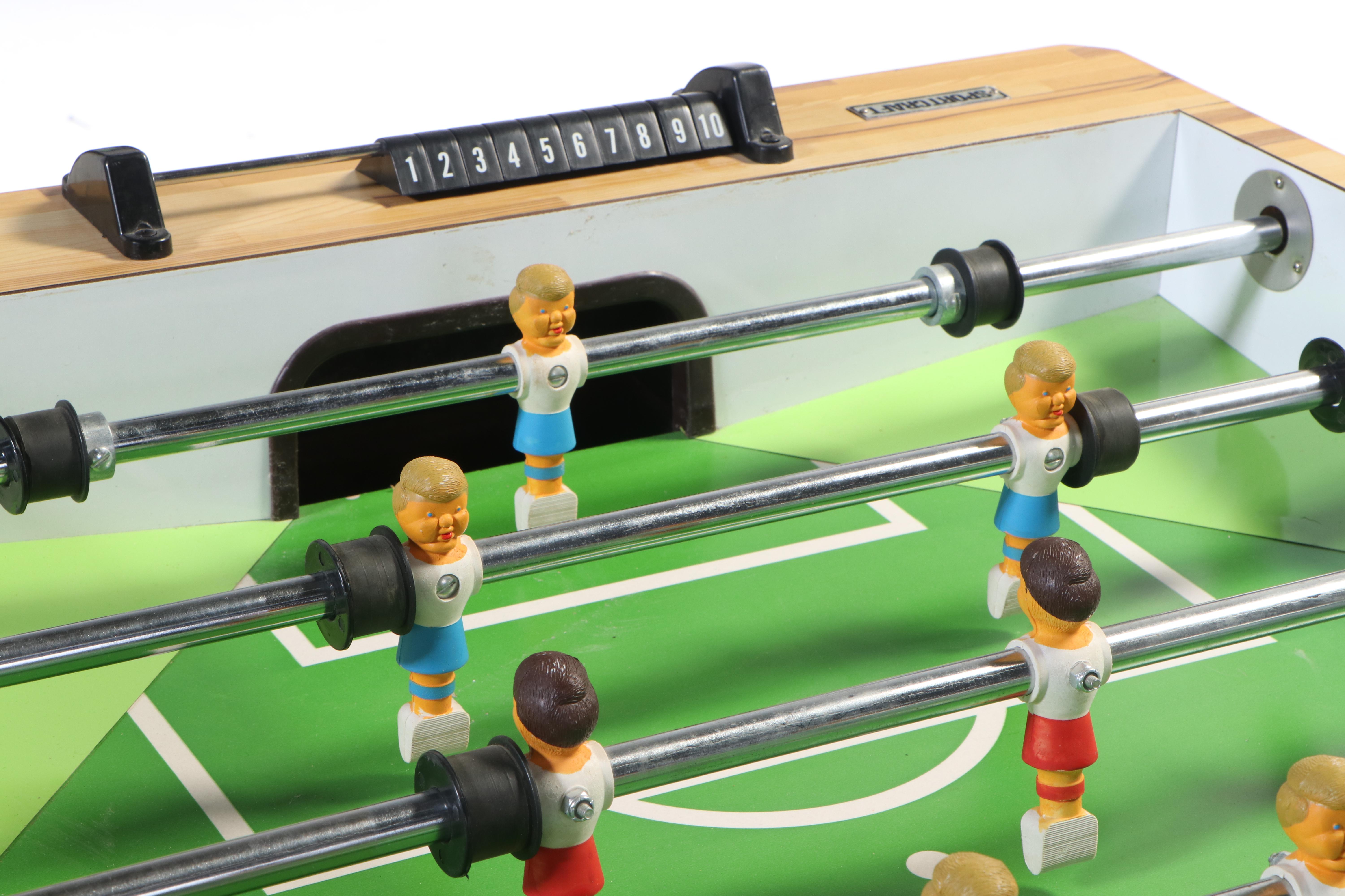 Sportcraft Oak-Grained Laminate Foosball Table