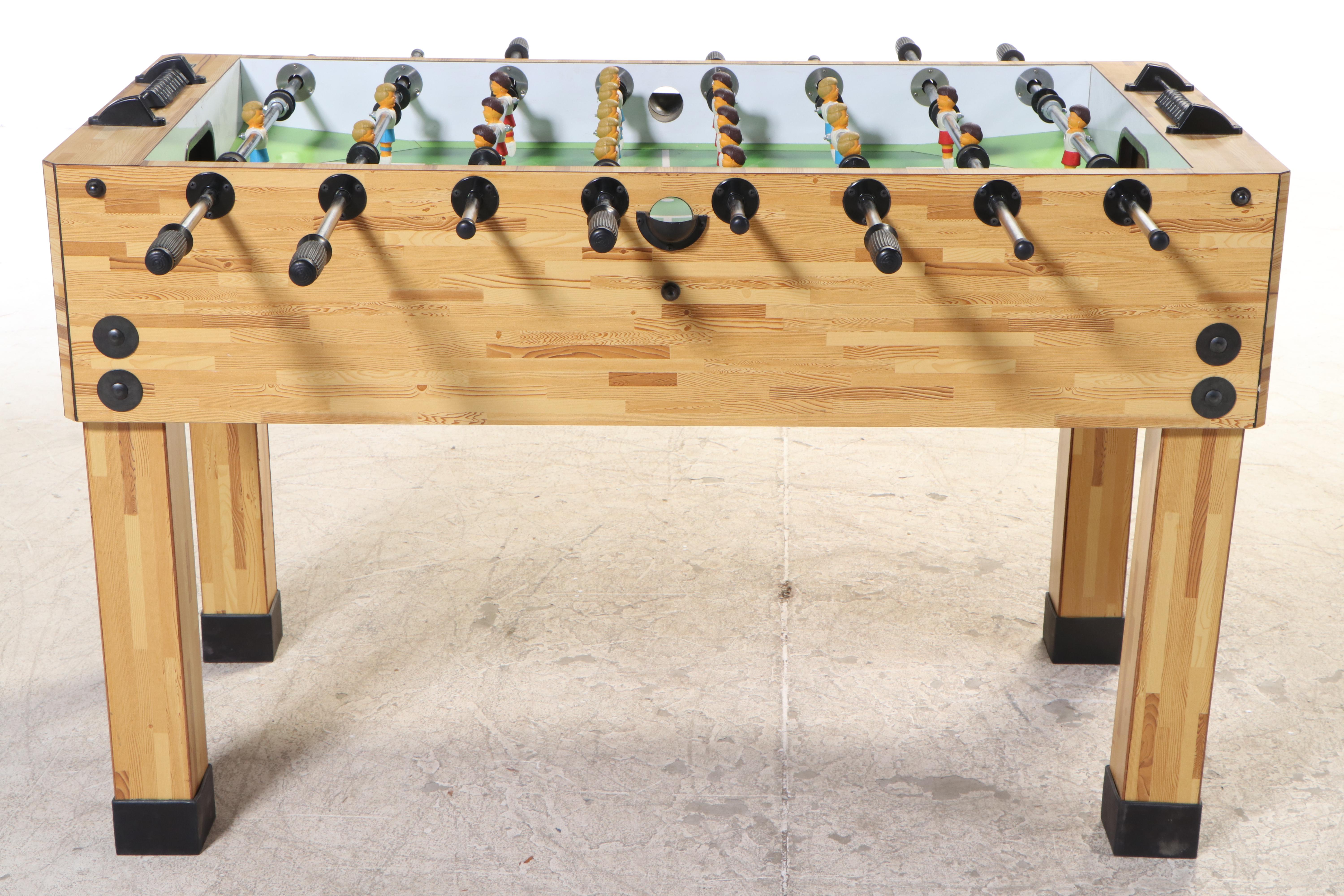 Sportcraft Oak-Grained Laminate Foosball Table