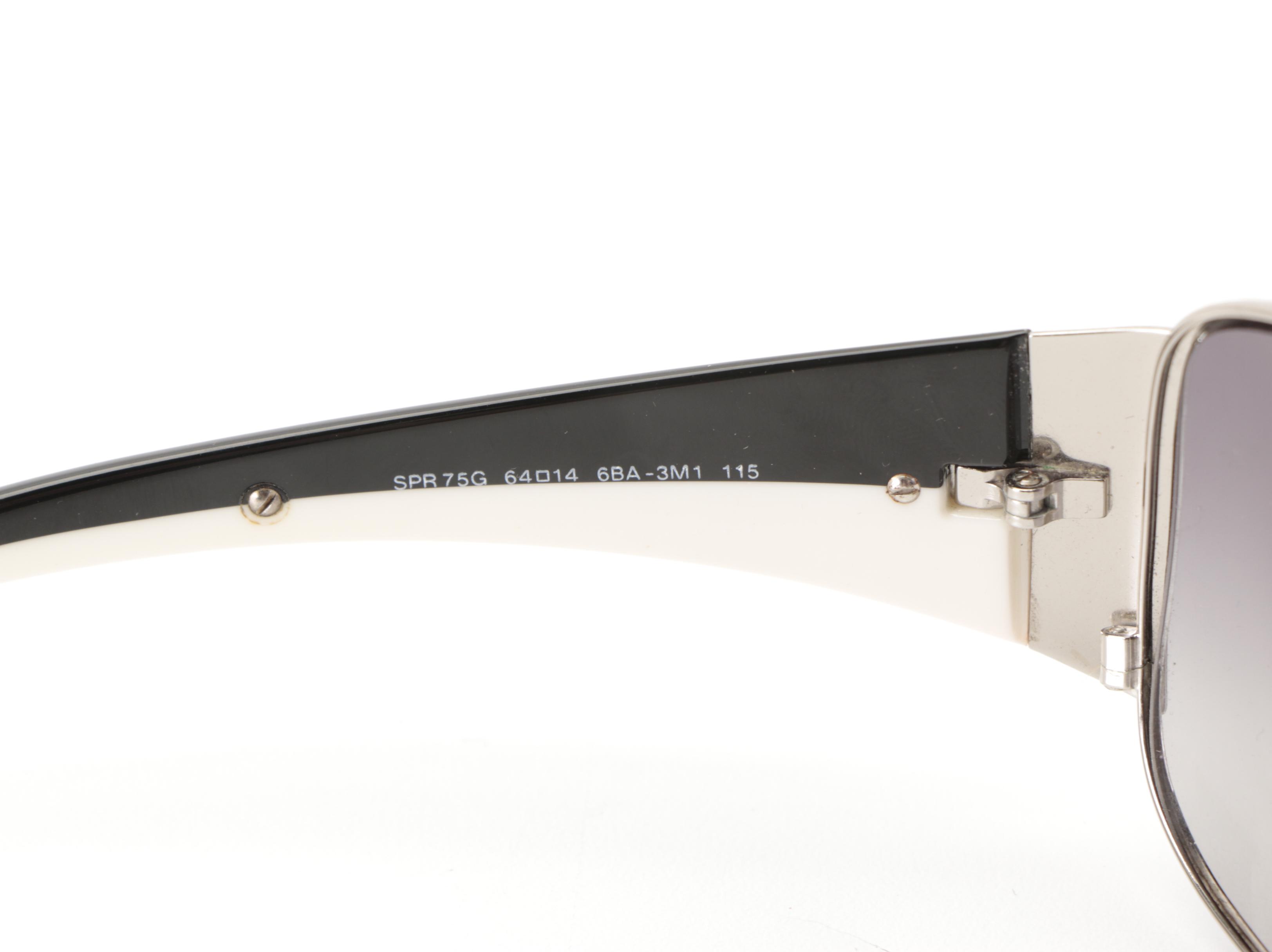 Prada Sport SPR 75G Aviator Style Sunglasses with Case