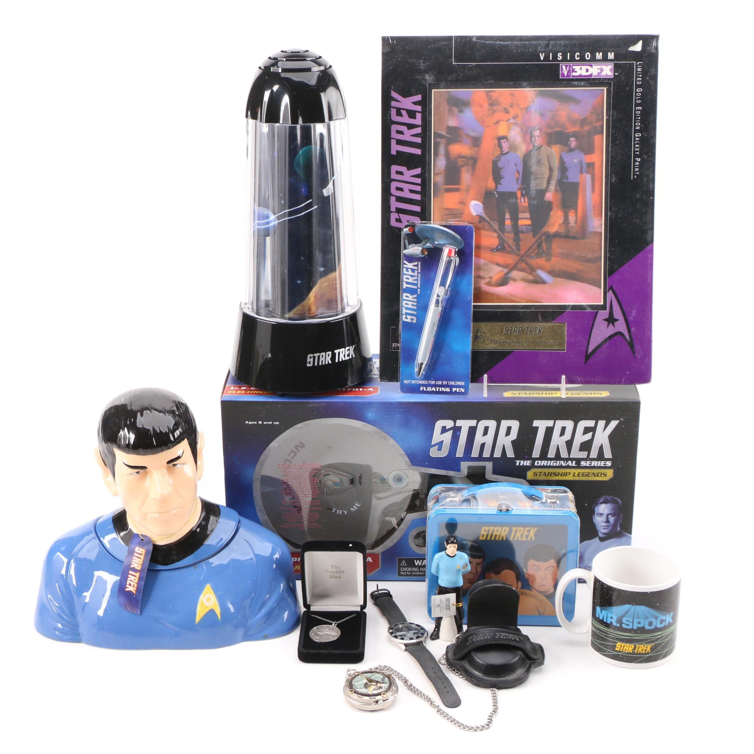 Spock Cookie Jar, Star Trek Watches, Enterprise Action Figure, and More
