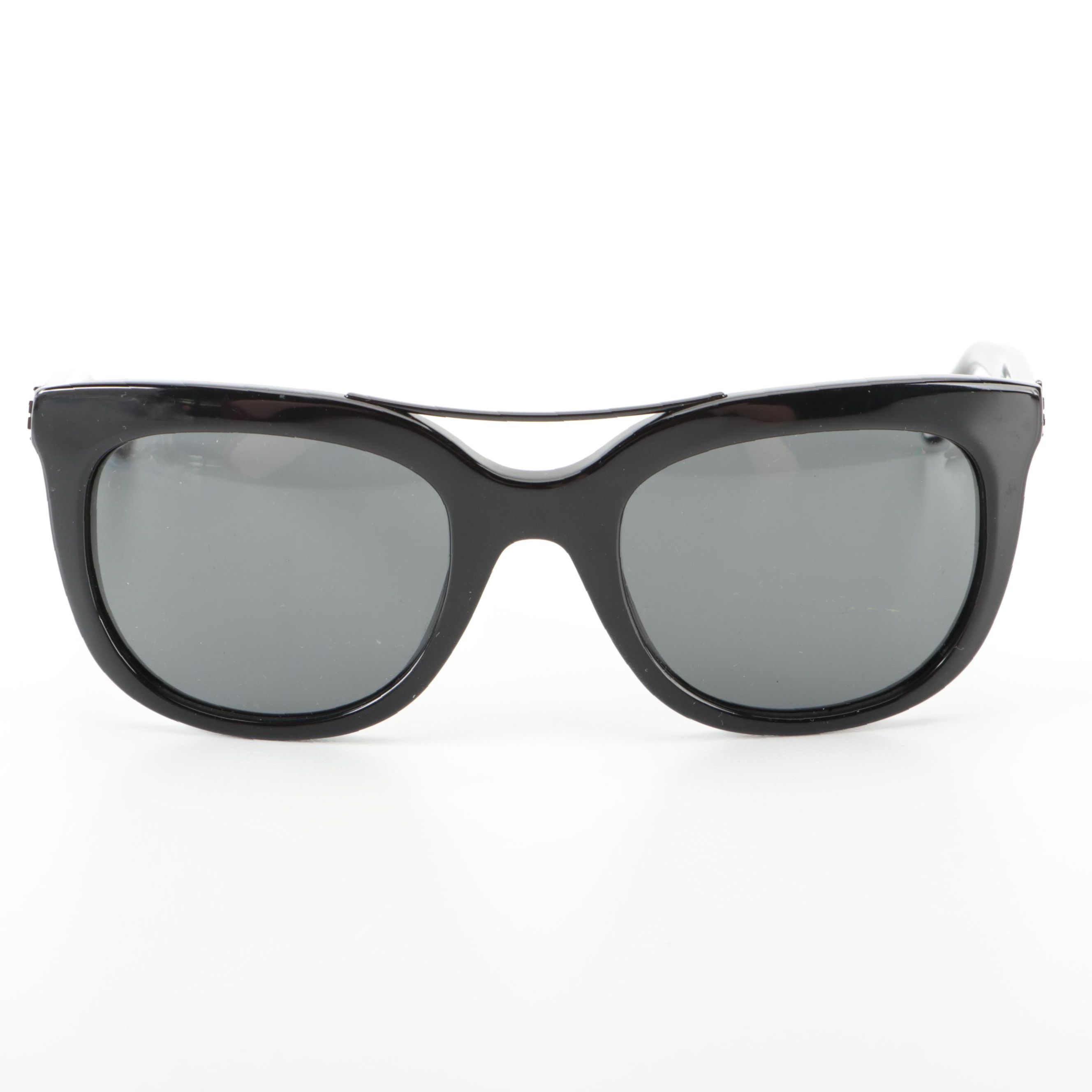 Tory Burch TY7105 Black Square Sunglasses with Case