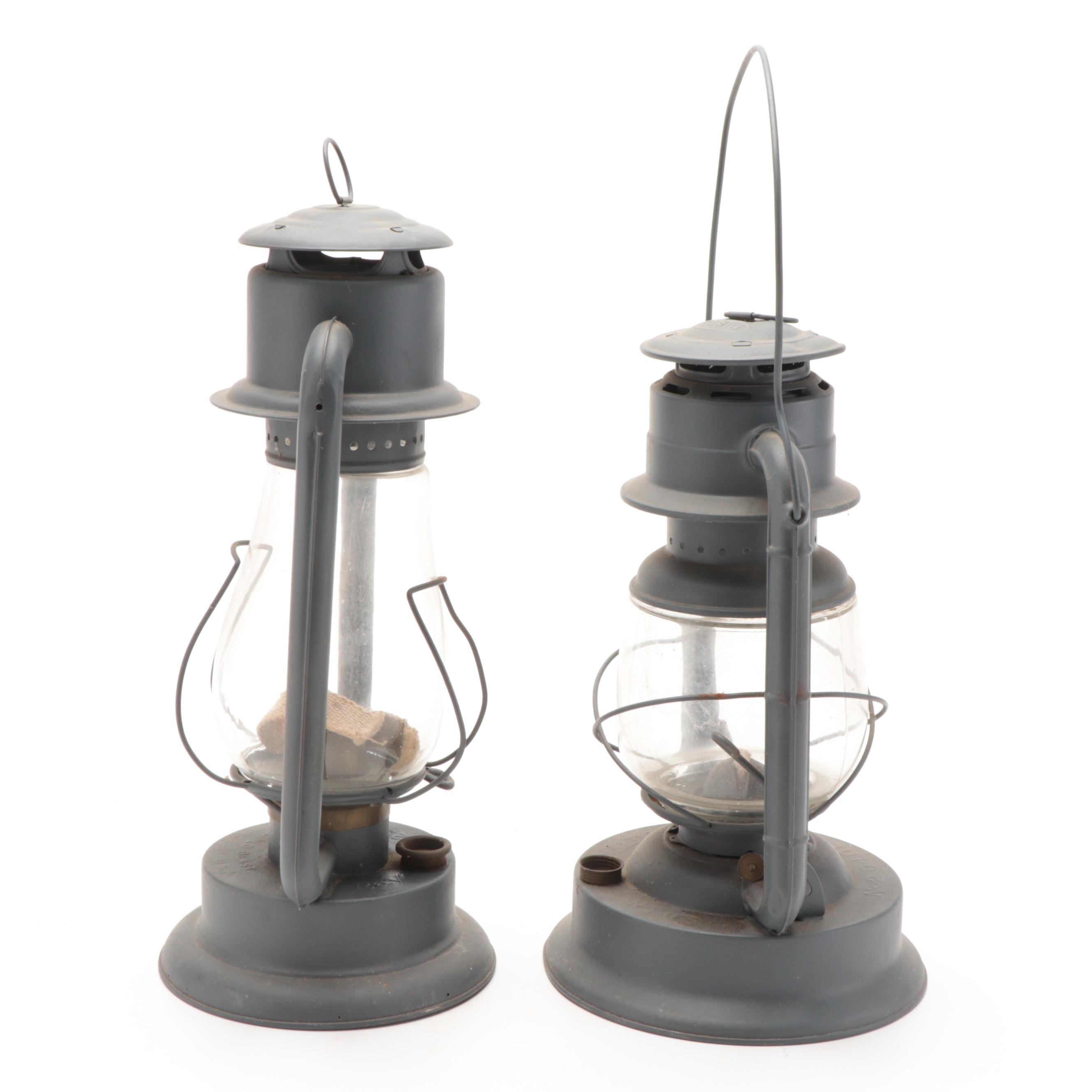Dietz D-Lite and Rayo No. 22 Railroad Lanterns