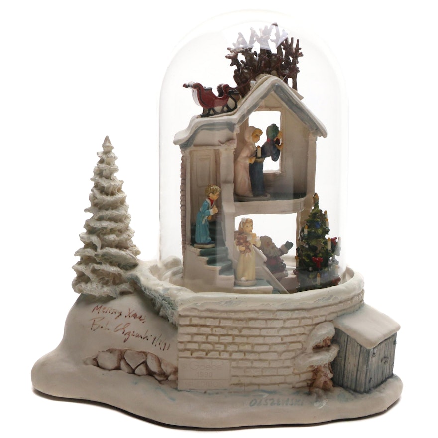 Robert Olszewski for Goebel The Night Before Christmas Series Miniature Display