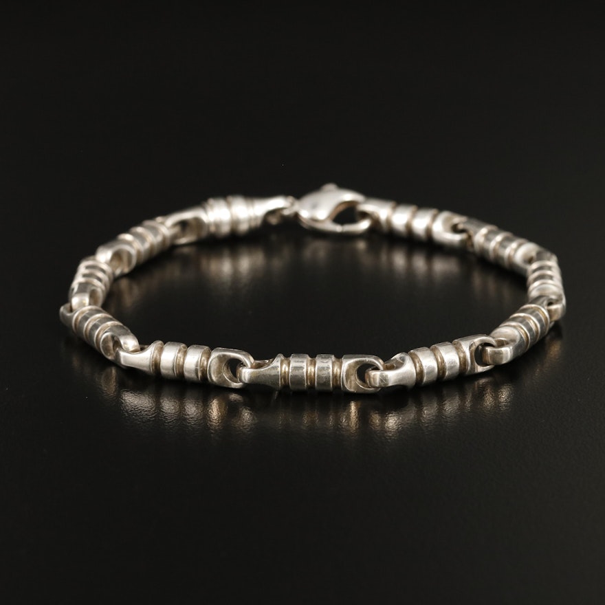 Paloma Picasso for Tiffany & Co. Sterling Groove Link Bracelet