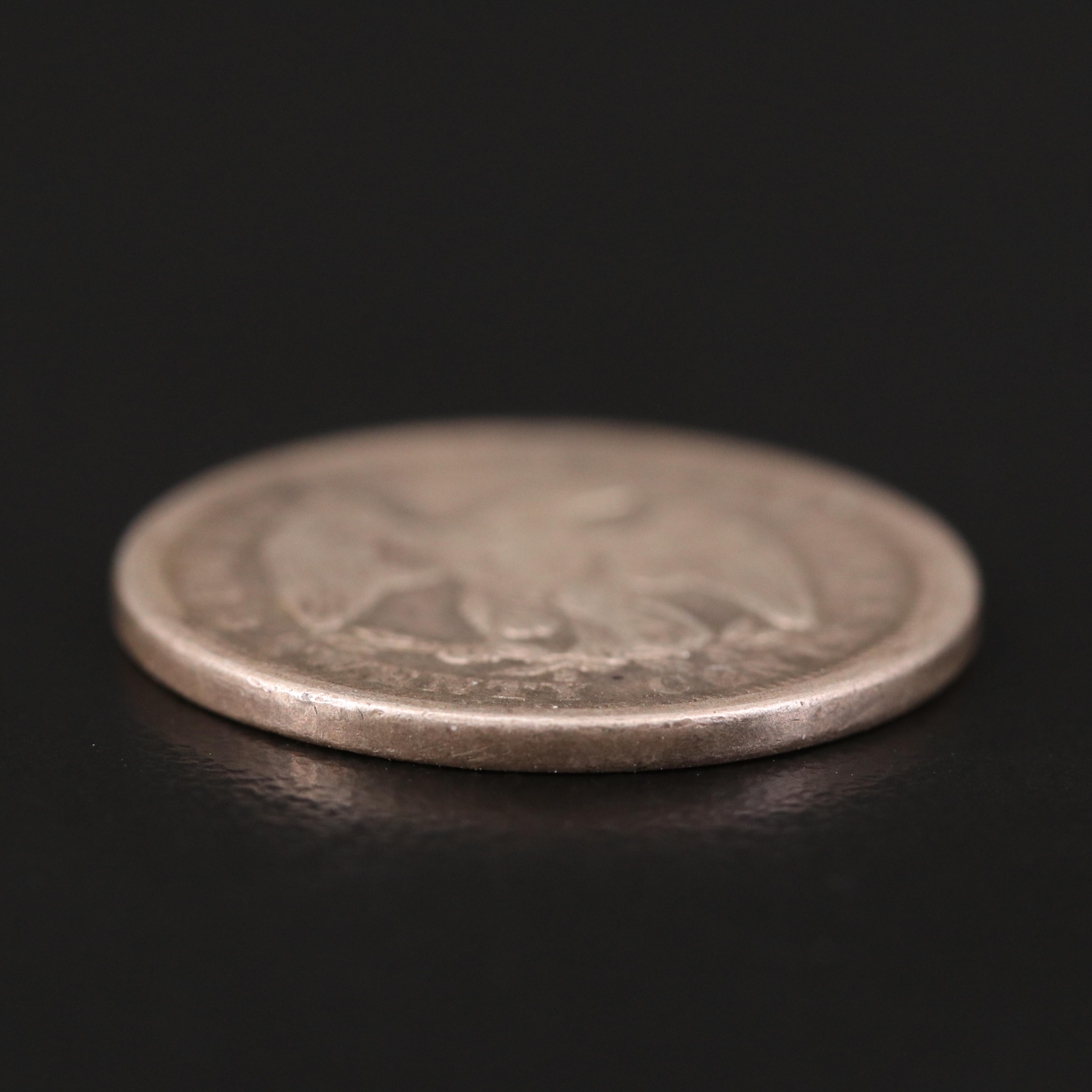 1875-S Seated Liberty Twenty Cent Silver Coin