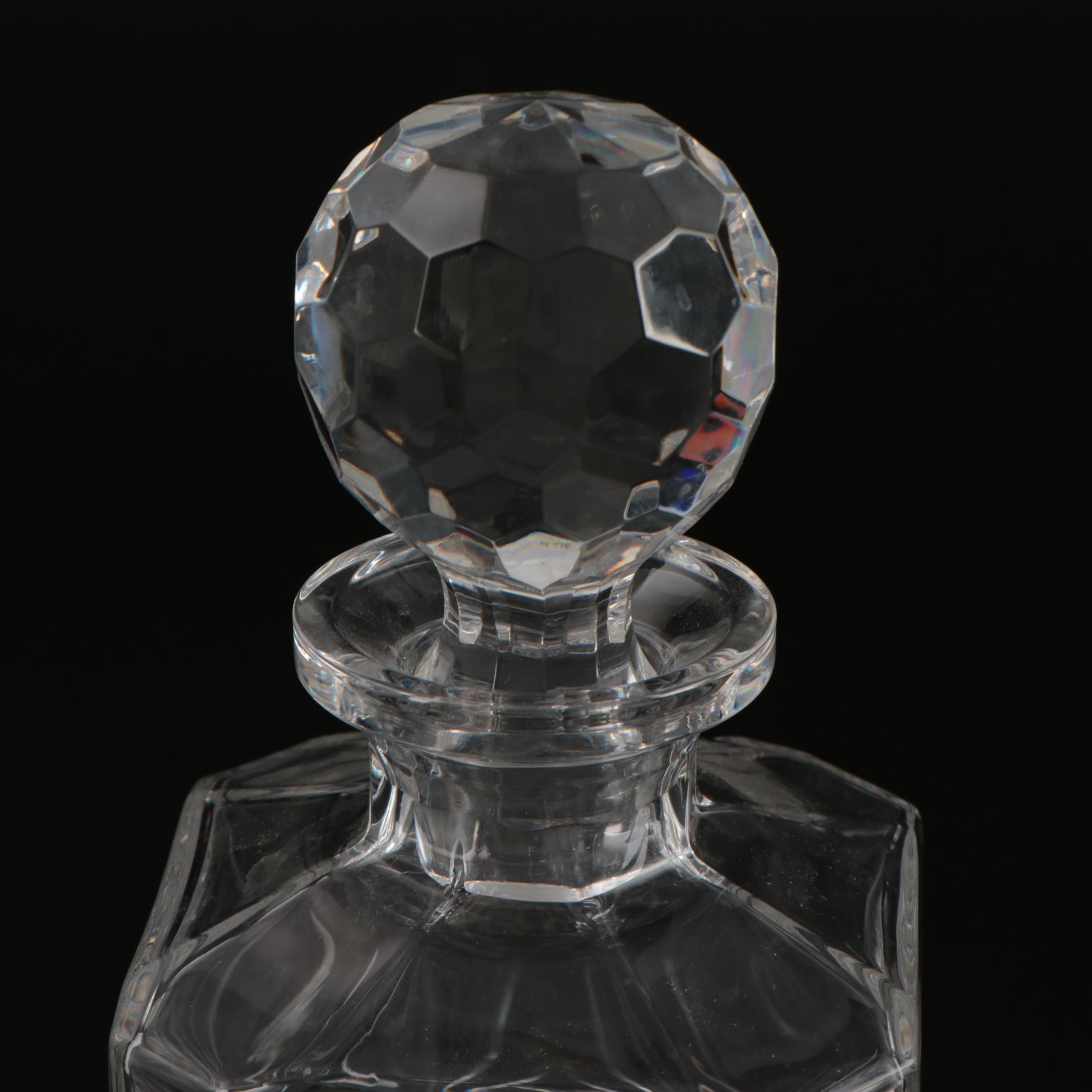 Samobor "Illusions" Crystal Decanter with Other Crystal Decanters