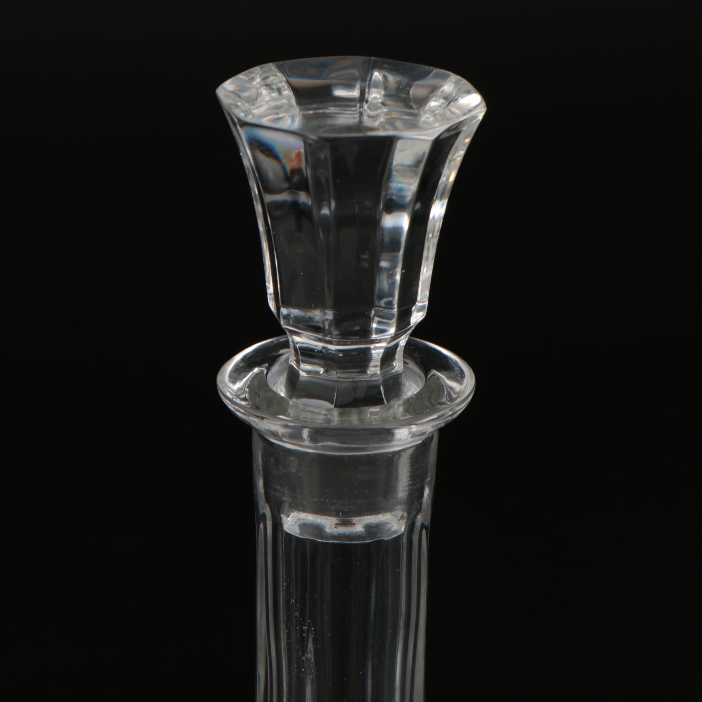 Samobor "Illusions" Crystal Decanter with Other Crystal Decanters