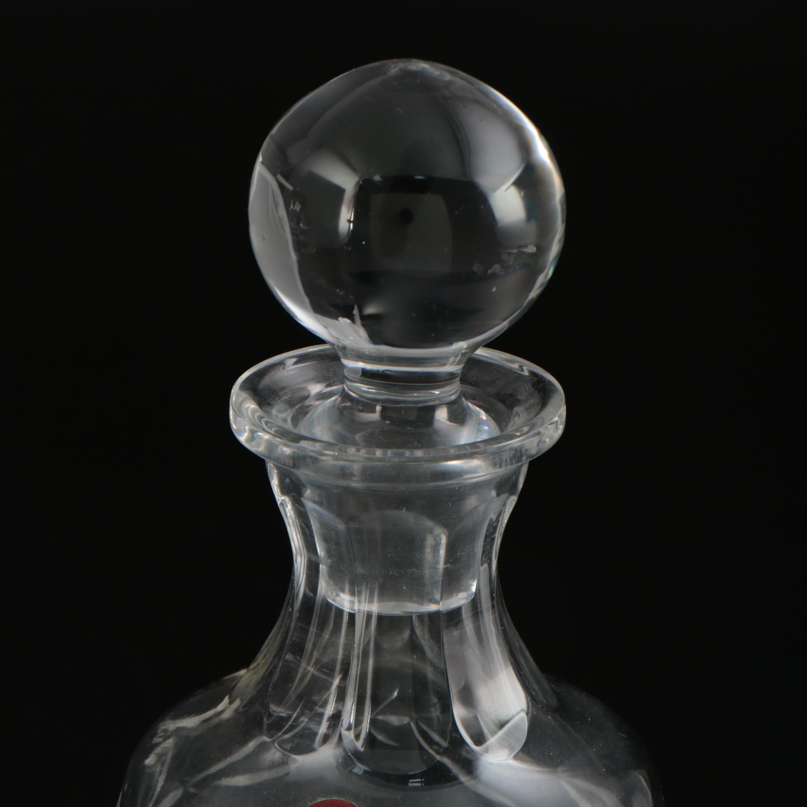 Samobor "Illusions" Crystal Decanter with Other Crystal Decanters