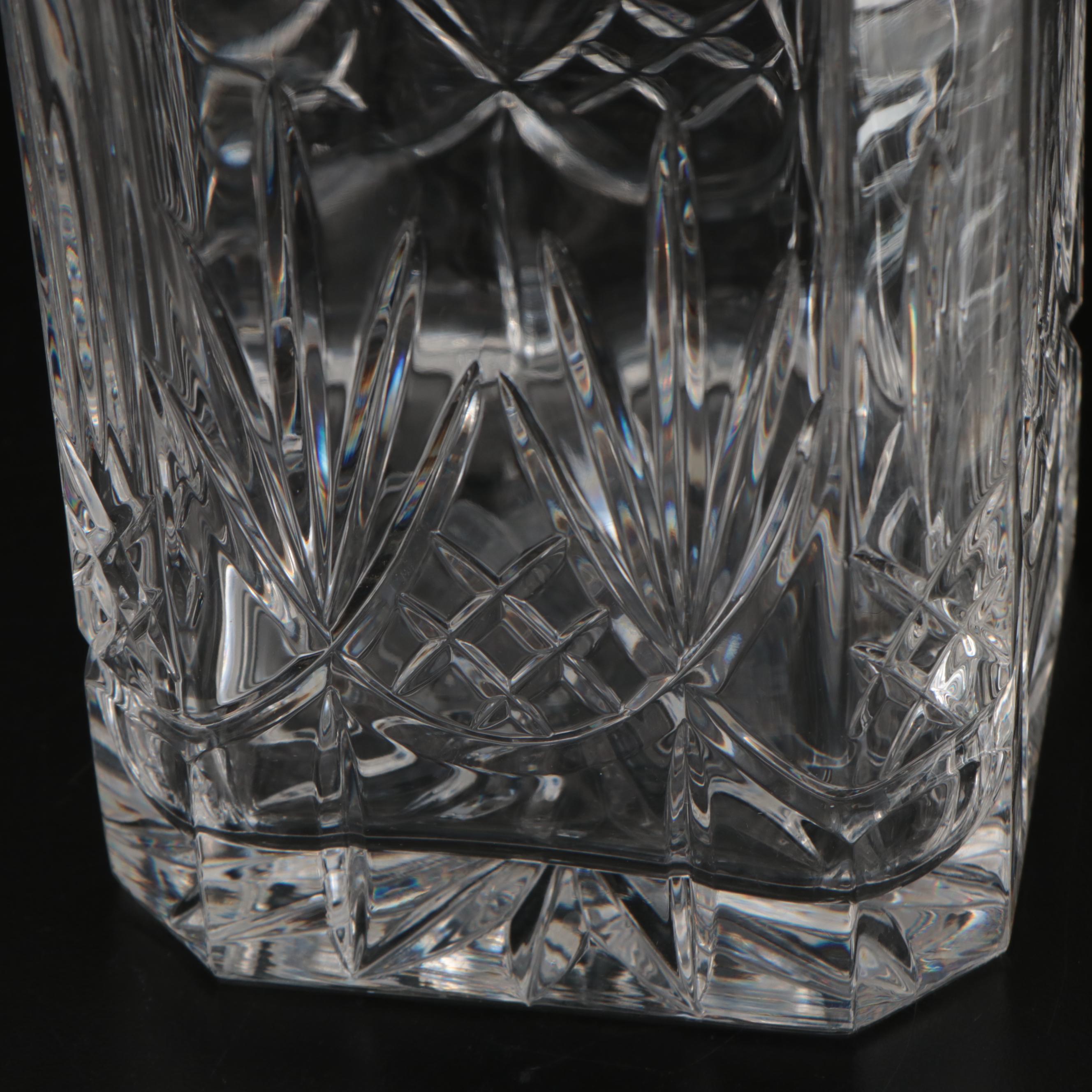 Samobor "Illusions" Crystal Decanter with Other Crystal Decanters
