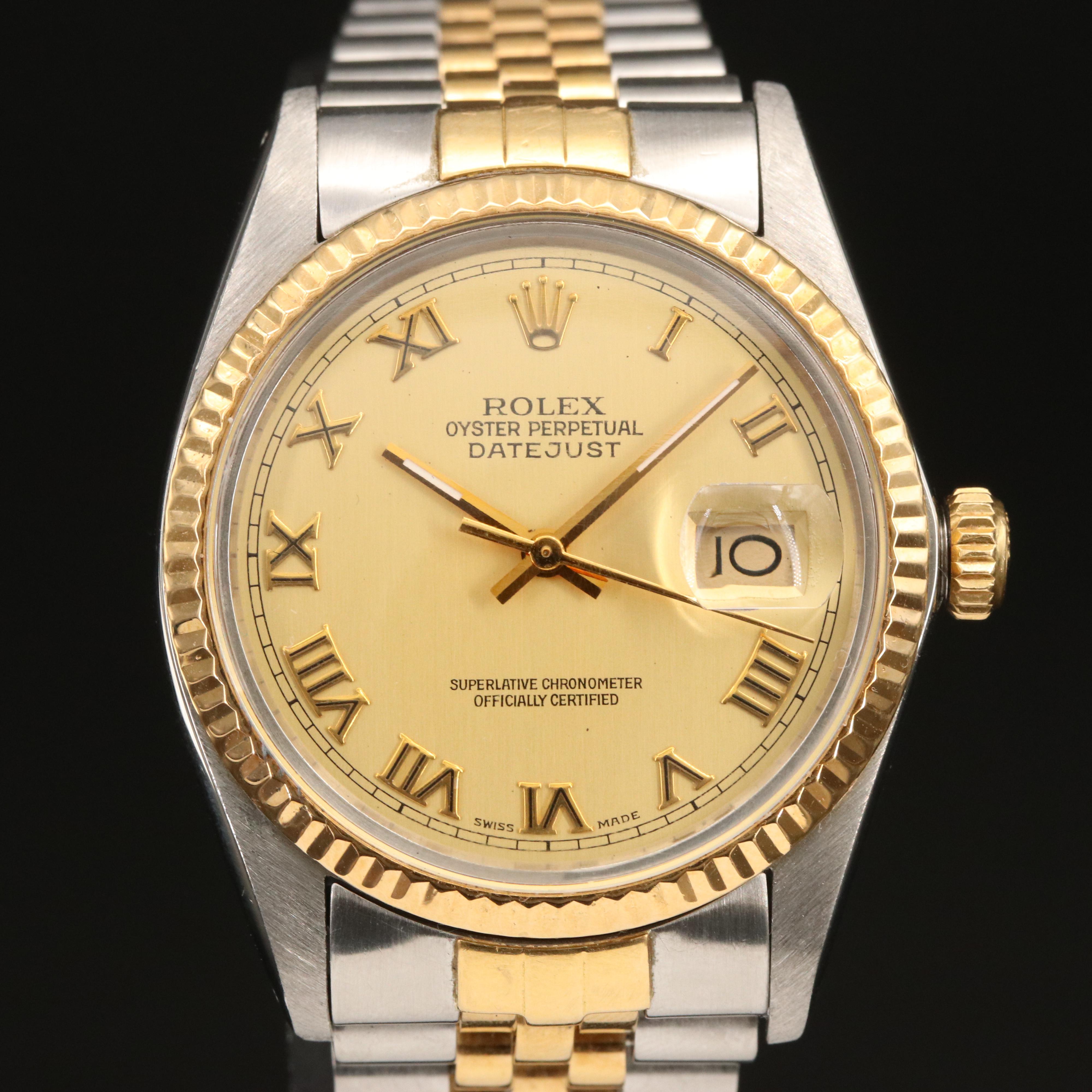 1984 Rolex Oyster Perpetual Datejust Watch