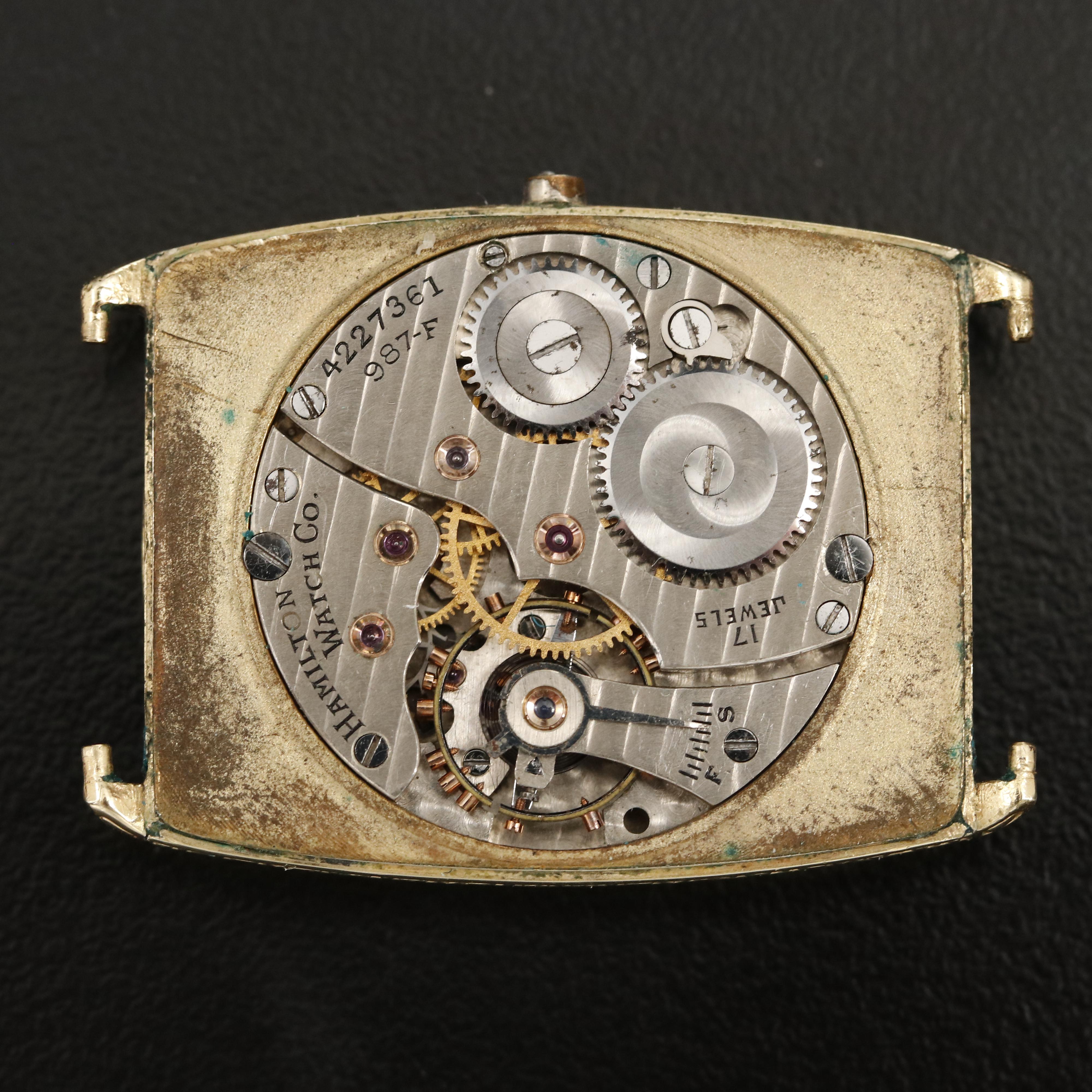 1930 Vintage Hamilton Stem Wind Watch