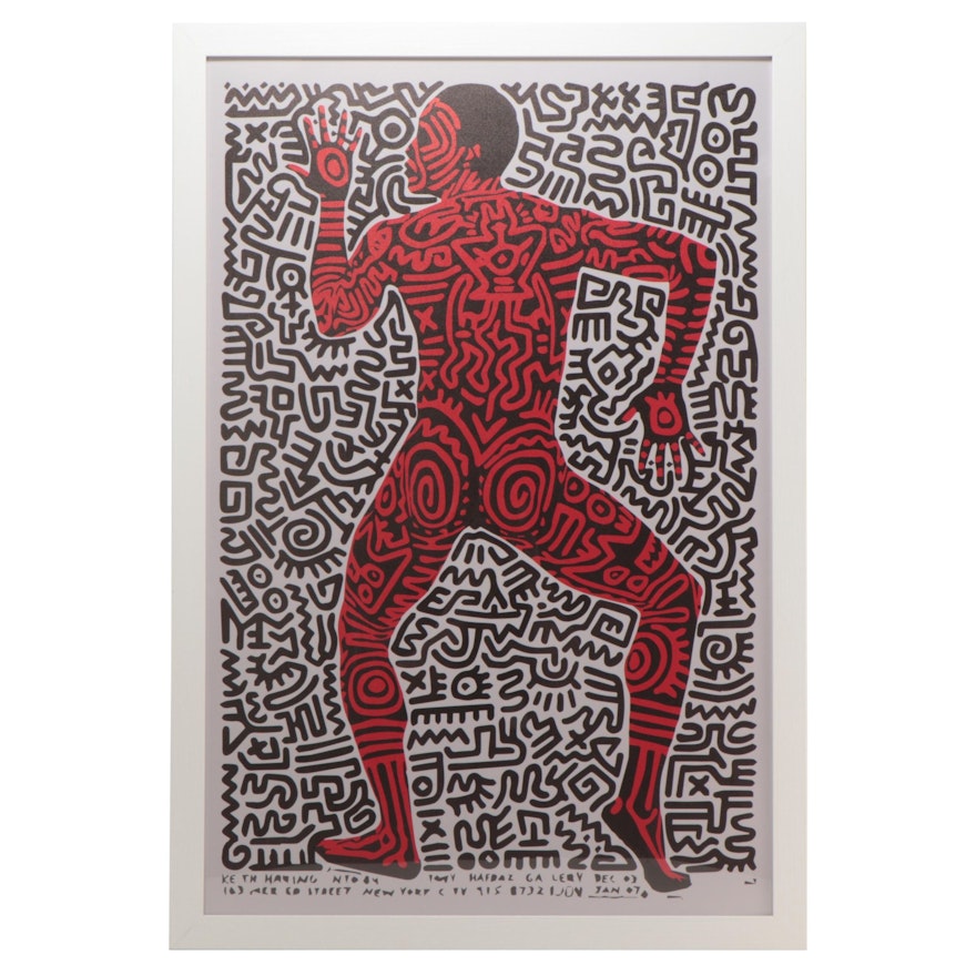 Giclée After Keith Haring Poster "Into 84"