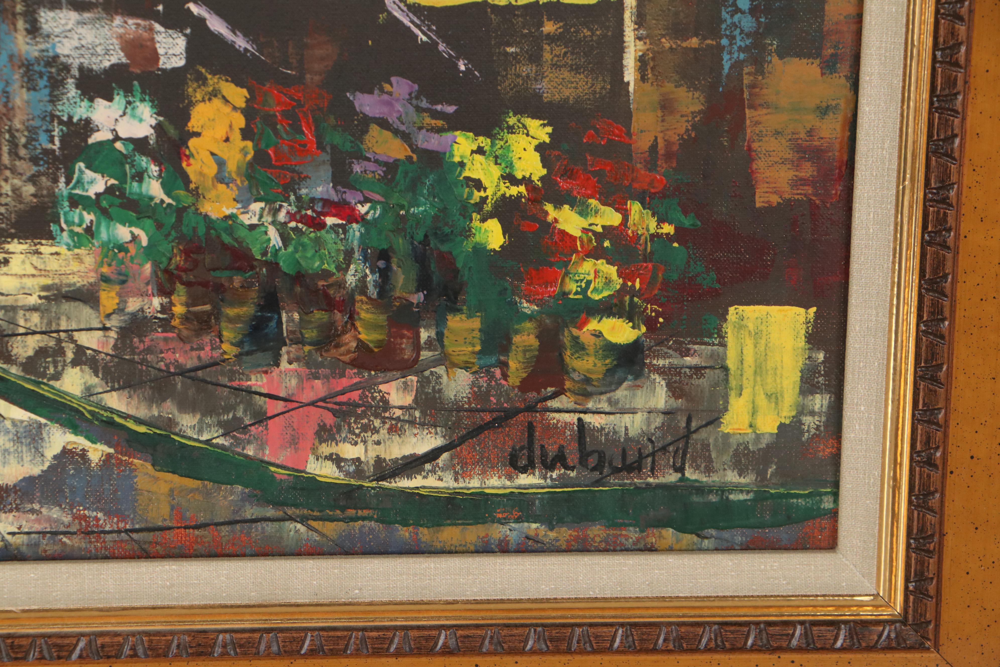 Impressionist Style Oil Painting, Late 20th Century