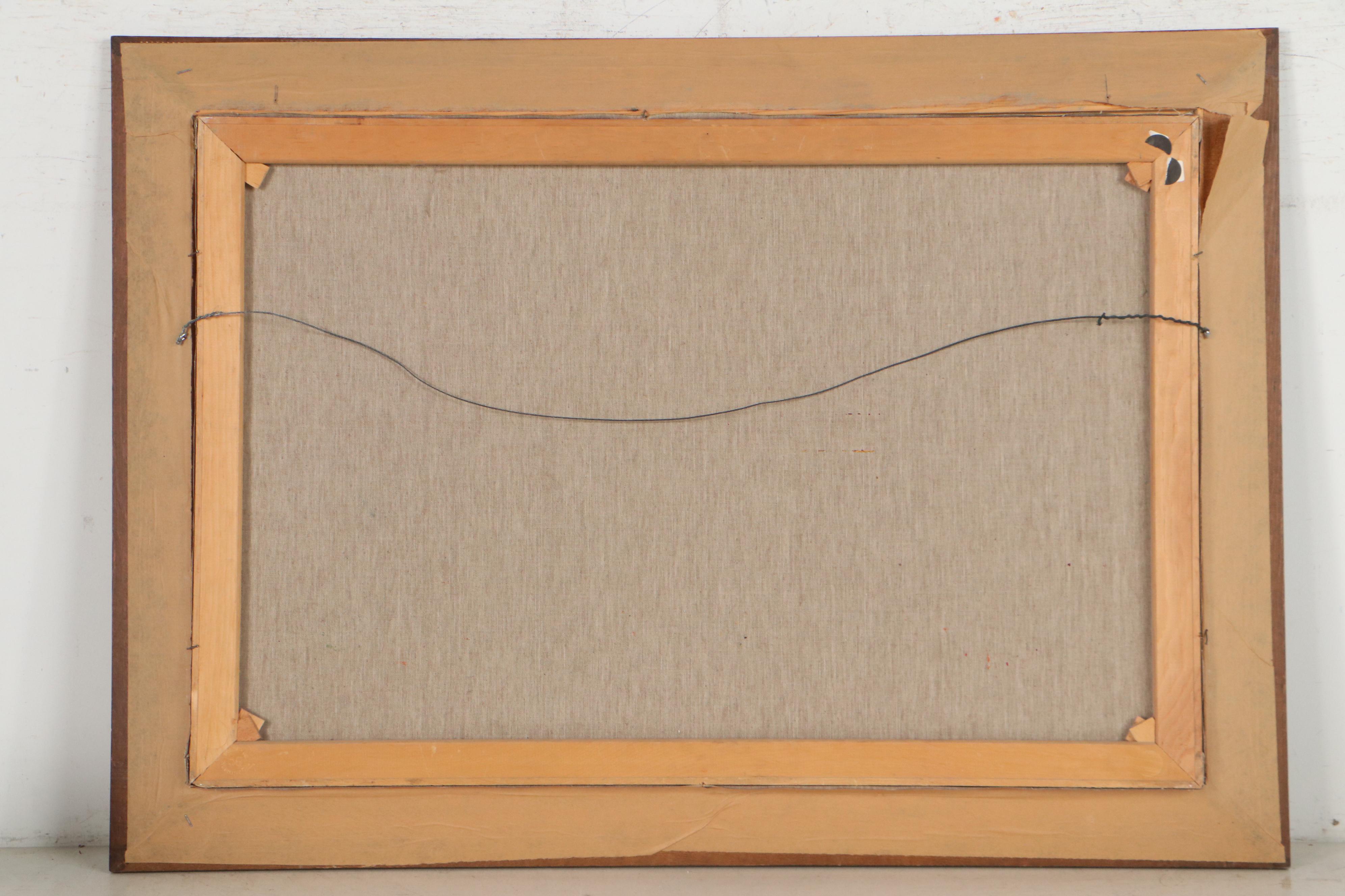 Impressionist Style Oil Painting, Late 20th Century