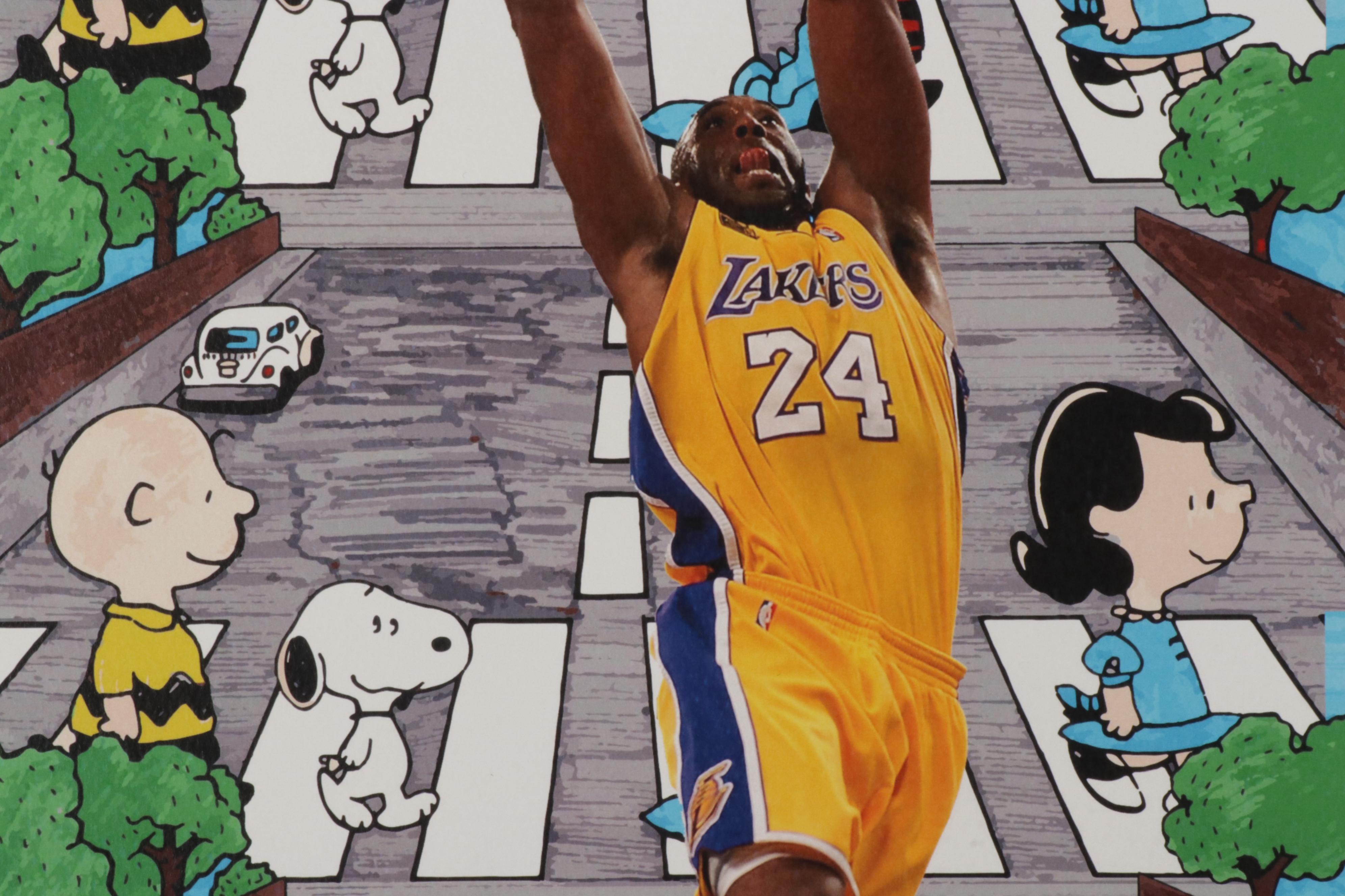 Death NYC Pop Art Graphic Prints Featuring Queen Elizabeth and Kobe Bryant, 2020