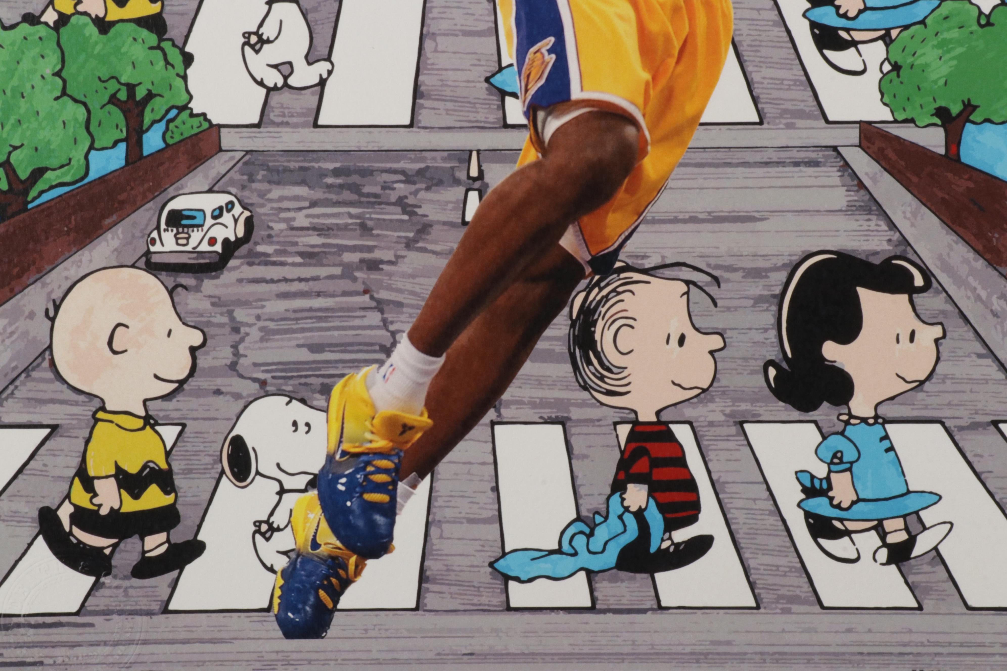 Death NYC Pop Art Graphic Prints Featuring Queen Elizabeth and Kobe Bryant, 2020