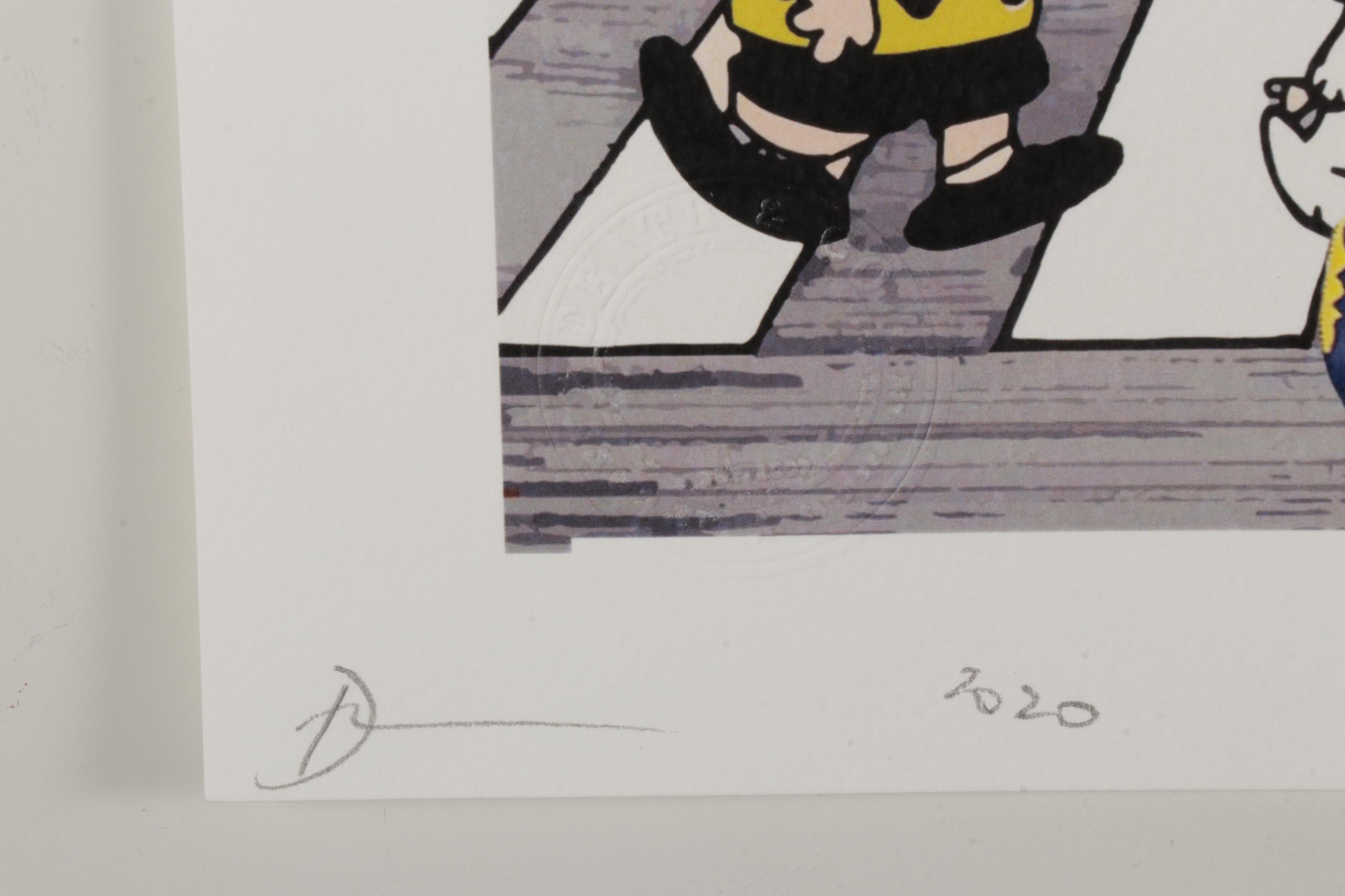 Death NYC Pop Art Graphic Prints Featuring Queen Elizabeth and Kobe Bryant, 2020