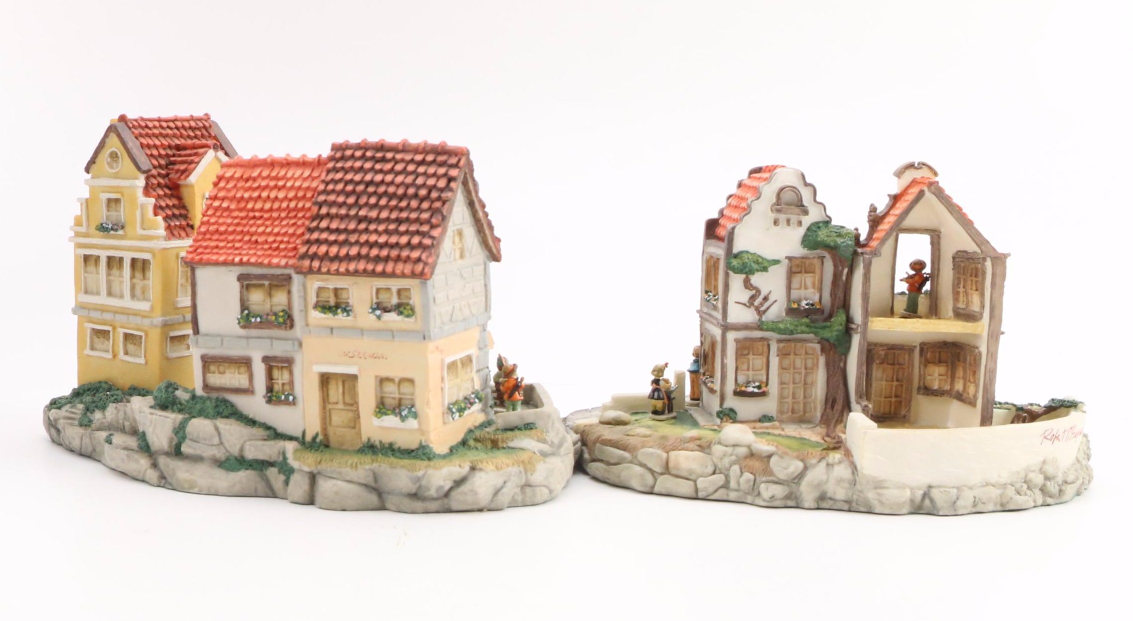 R. Olszewski for Goebel "KinderWay Bavarian Village" Miniature Displays