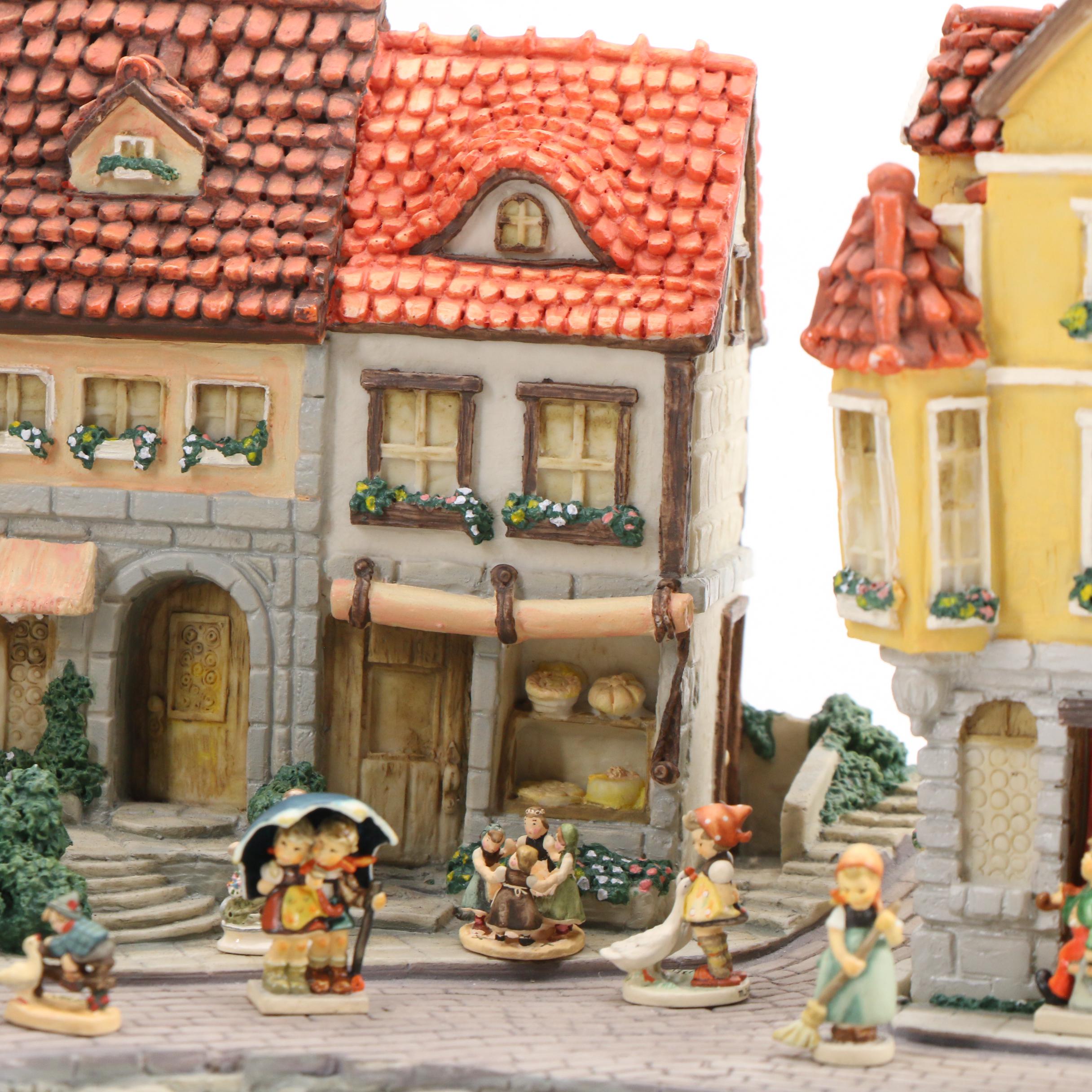R. Olszewski for Goebel "KinderWay Bavarian Village" Miniature Displays