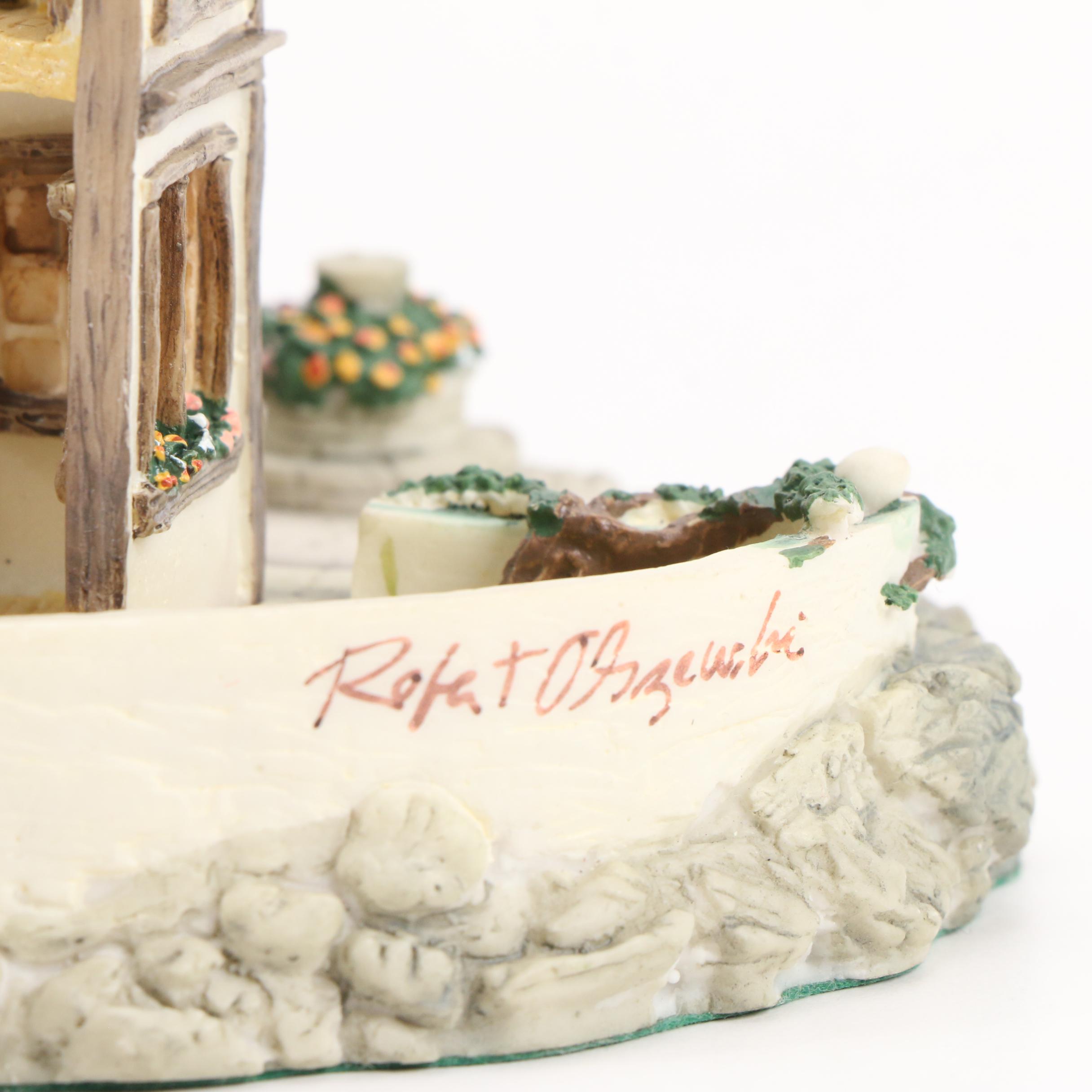 R. Olszewski for Goebel "KinderWay Bavarian Village" Miniature Displays