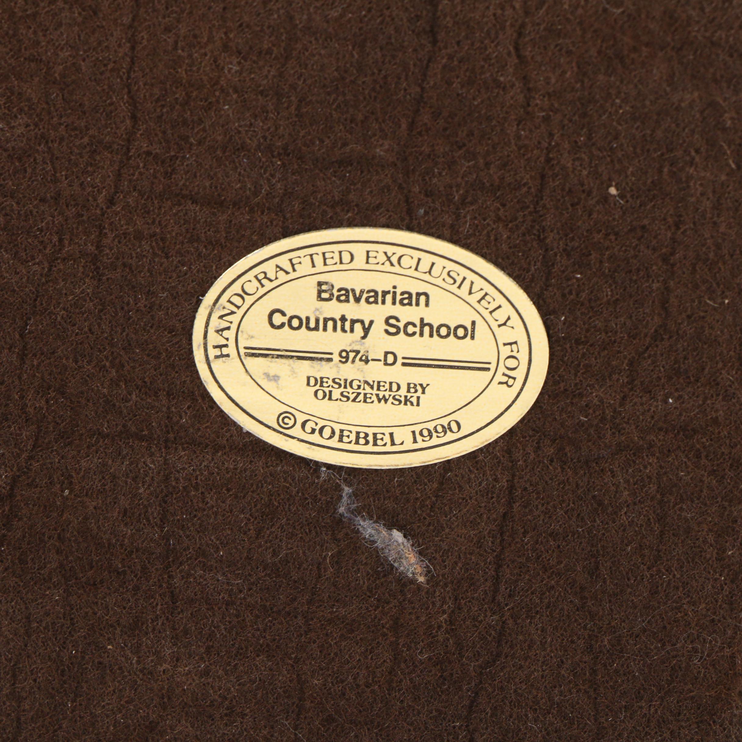 R. Olszewski for Goebel "KinderWay Bavarian Village" Miniature Displays