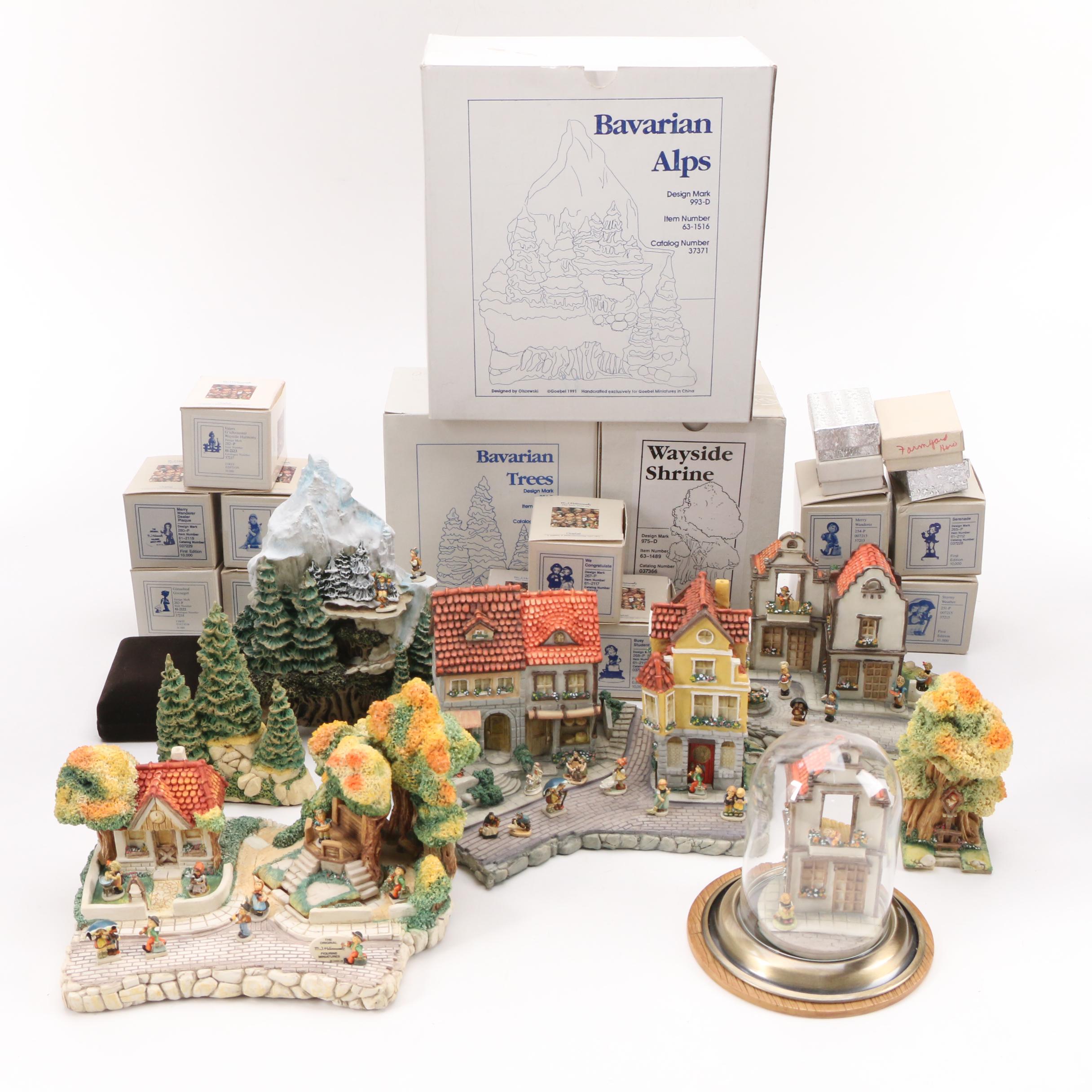 R. Olszewski for Goebel "KinderWay Bavarian Village" Miniature Displays