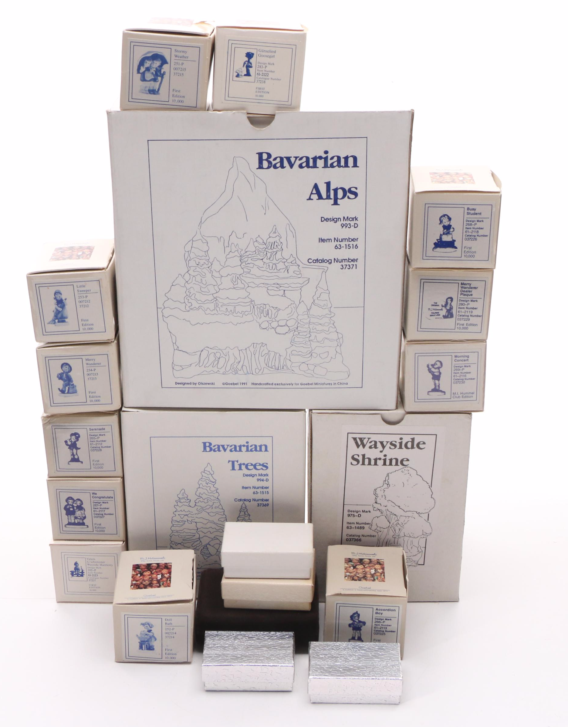 R. Olszewski for Goebel "KinderWay Bavarian Village" Miniature Displays