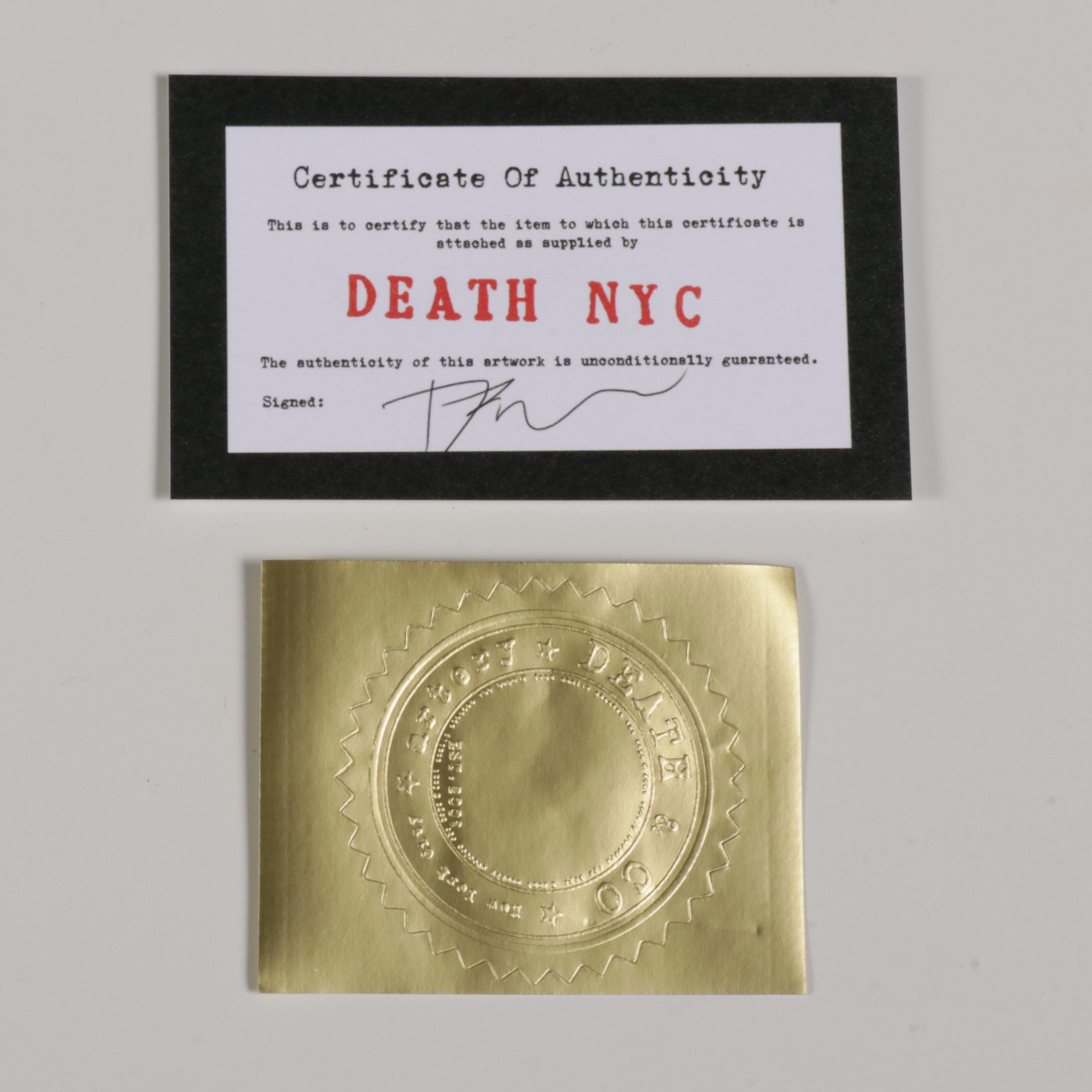 Death NYC Pop Art Graphic Prints Featuring Snoopy and Woodstock, 2020