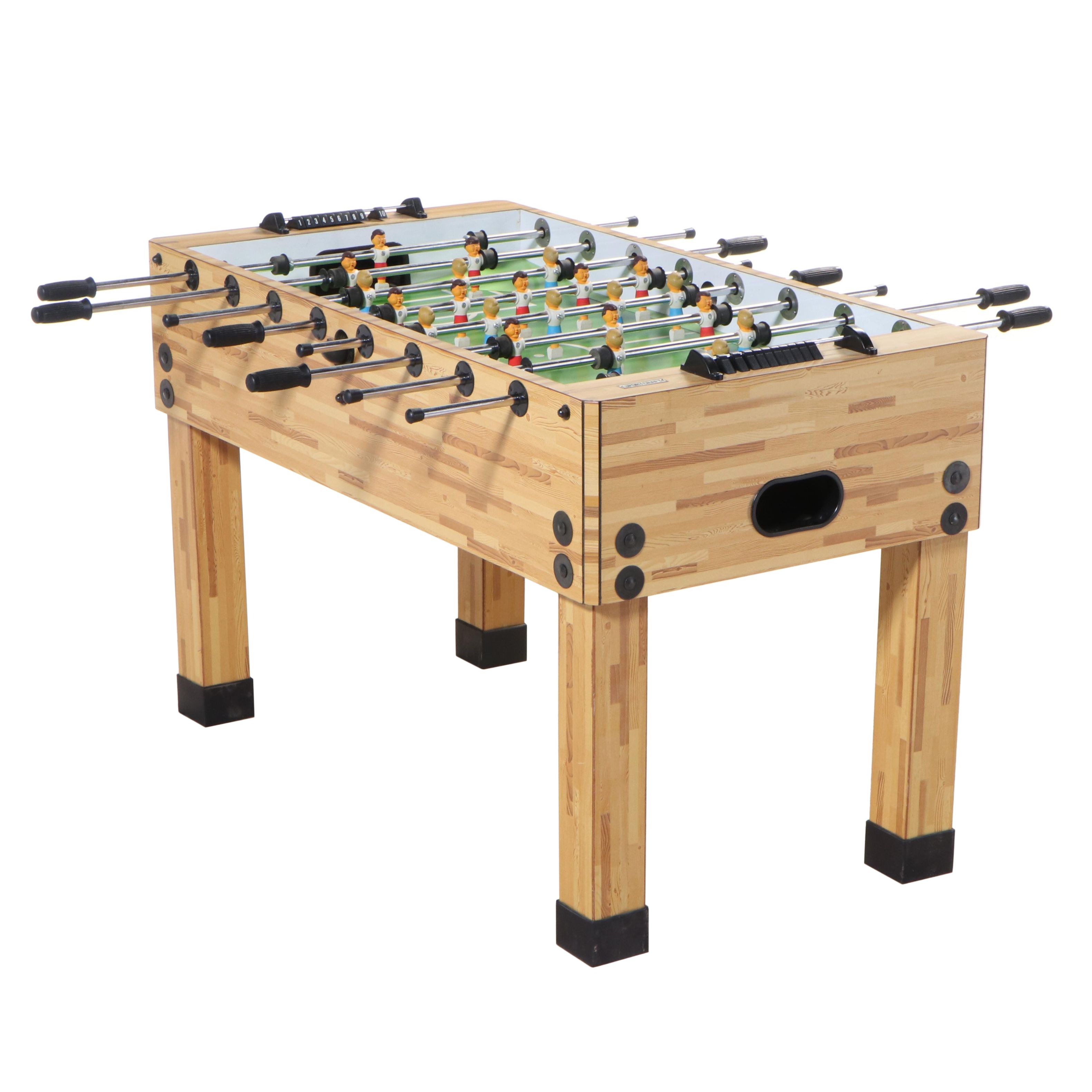 Sportcraft Oak-Grained Laminate Foosball Table