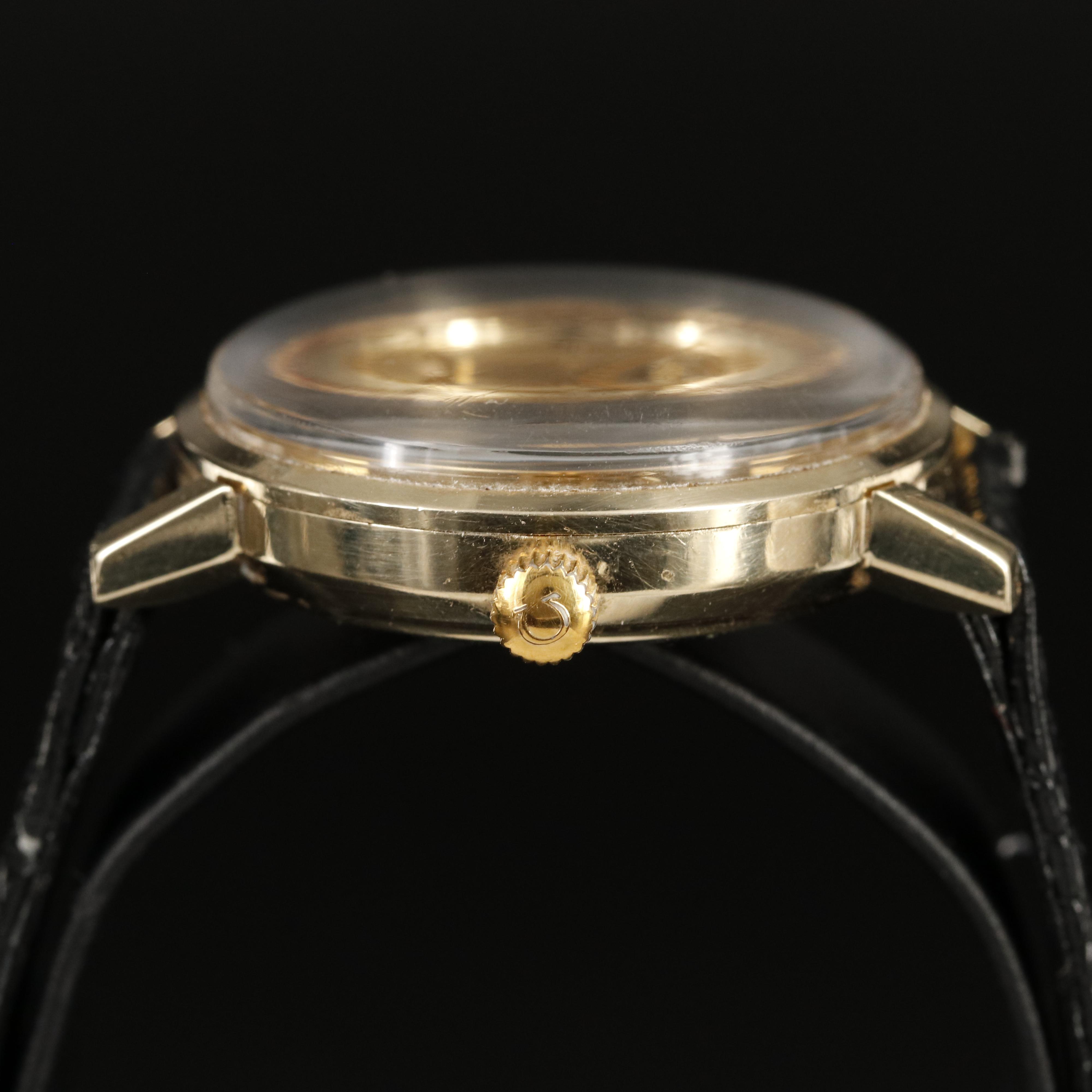 1975 Omega Seamaster DeVille 14K Gold Watch