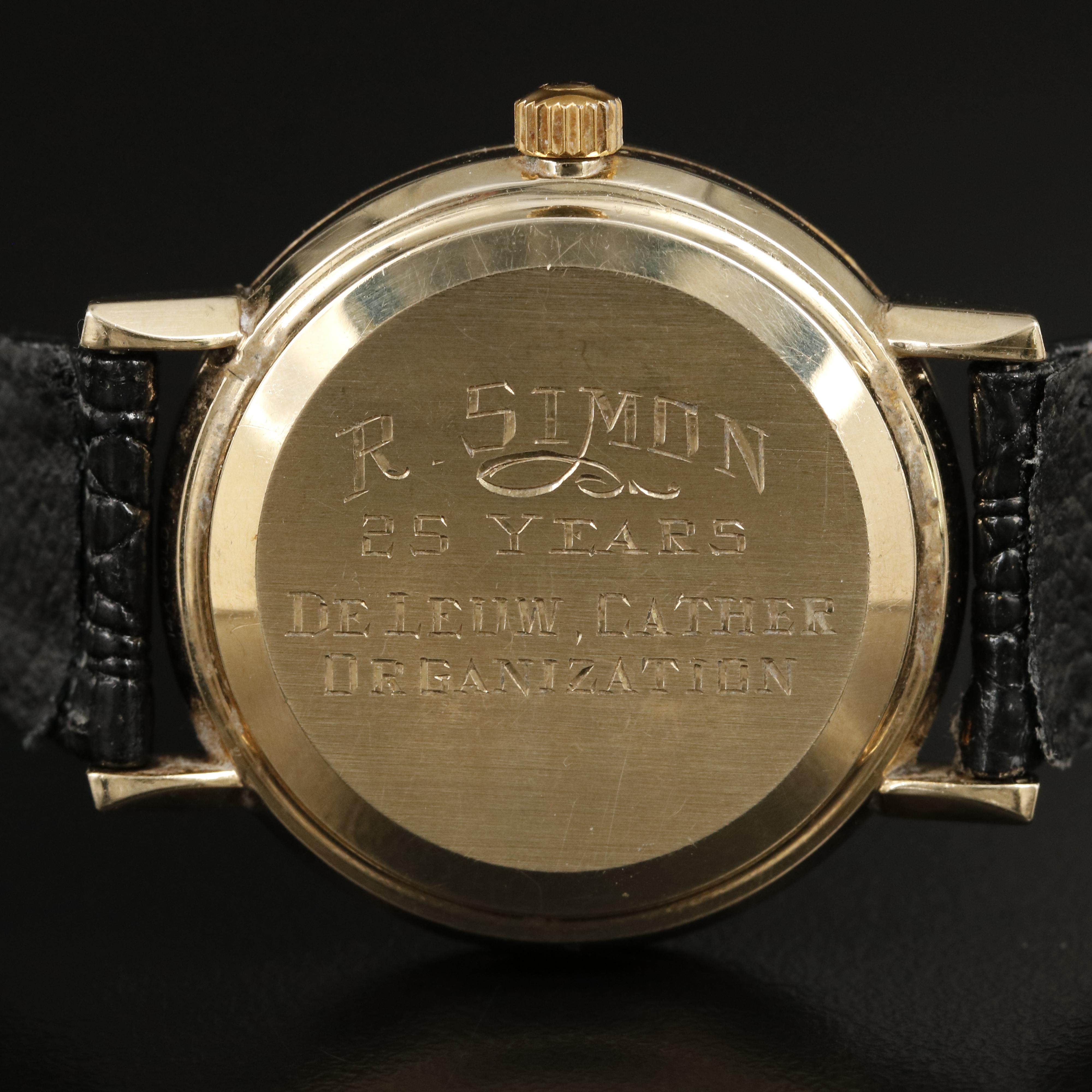 1975 Omega Seamaster DeVille 14K Gold Watch