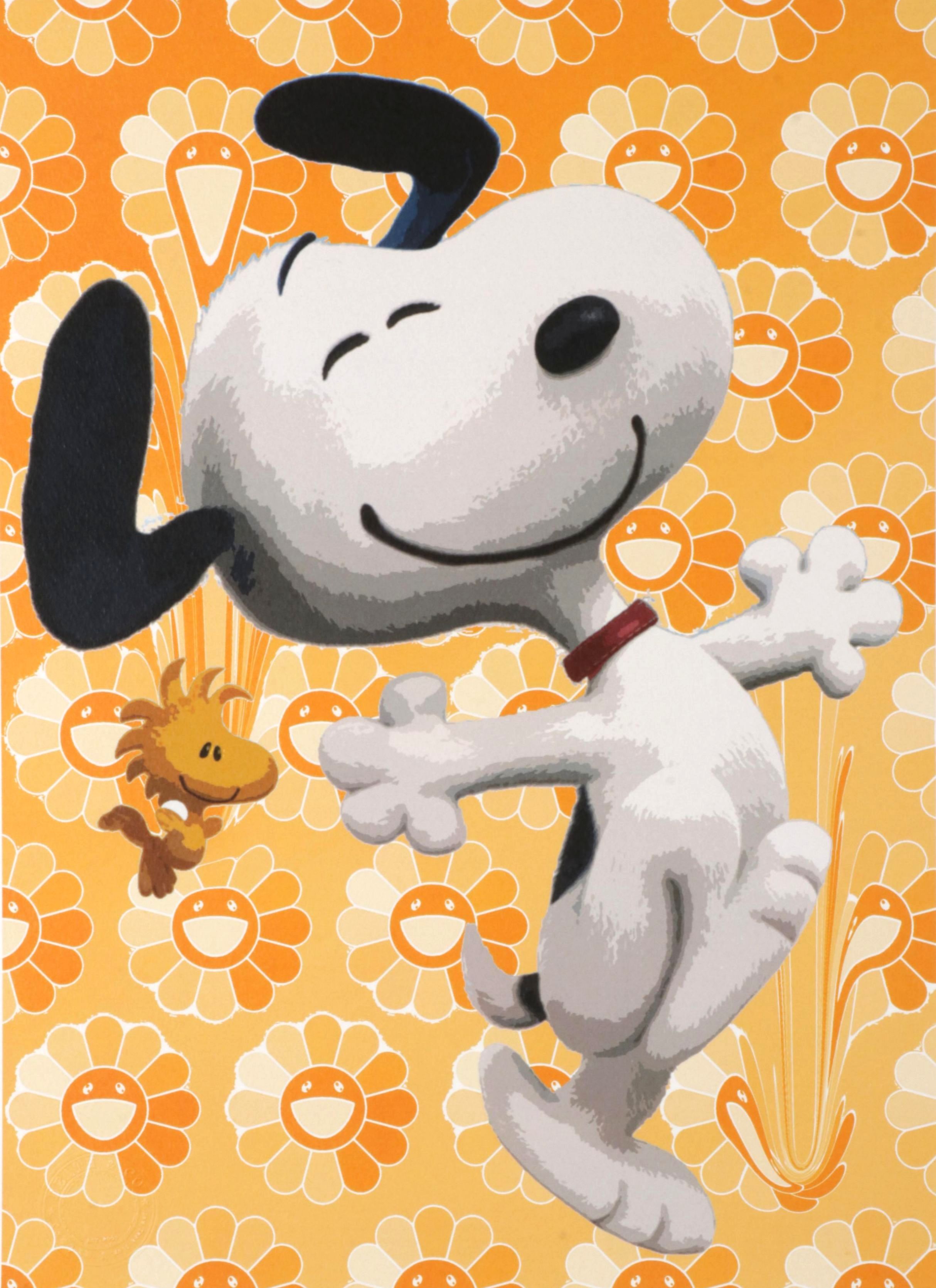 Death NYC Pop Art Graphic Prints Featuring Snoopy and Woodstock, 2020