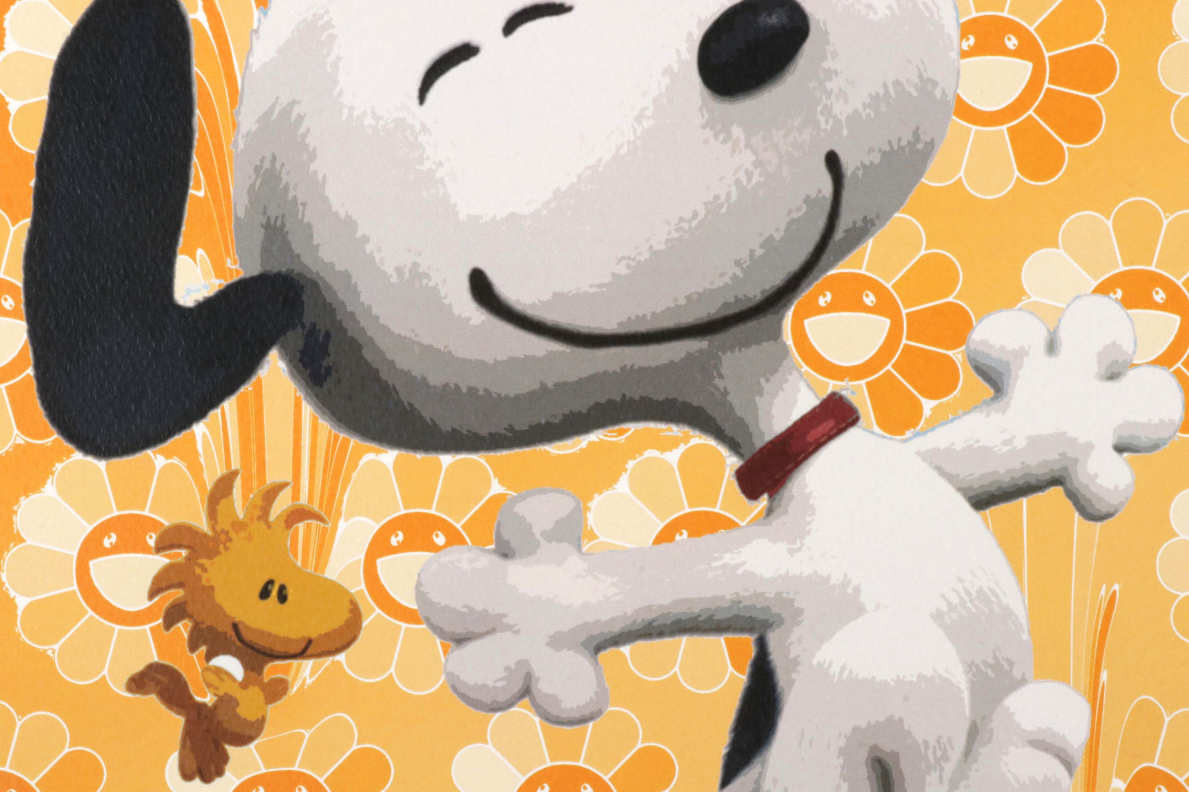 Death NYC Pop Art Graphic Prints Featuring Snoopy and Woodstock, 2020