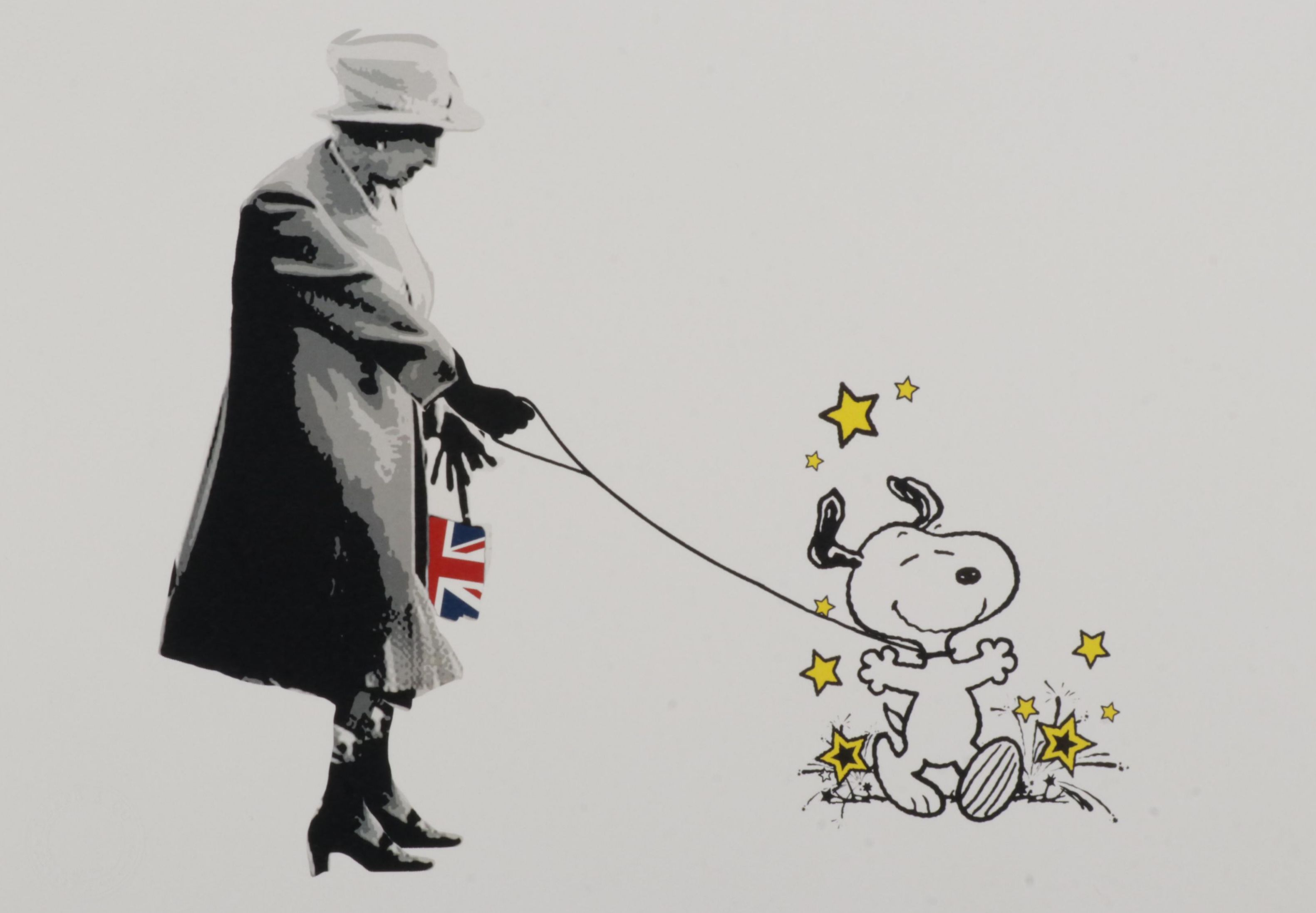 Death NYC Pop Art Graphic Prints Featuring Queen Elizabeth and Kobe Bryant, 2020