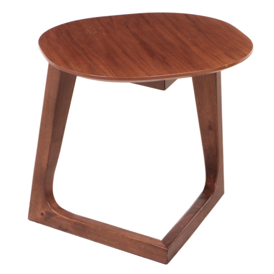 Modernist Style Cantilevered Side Table