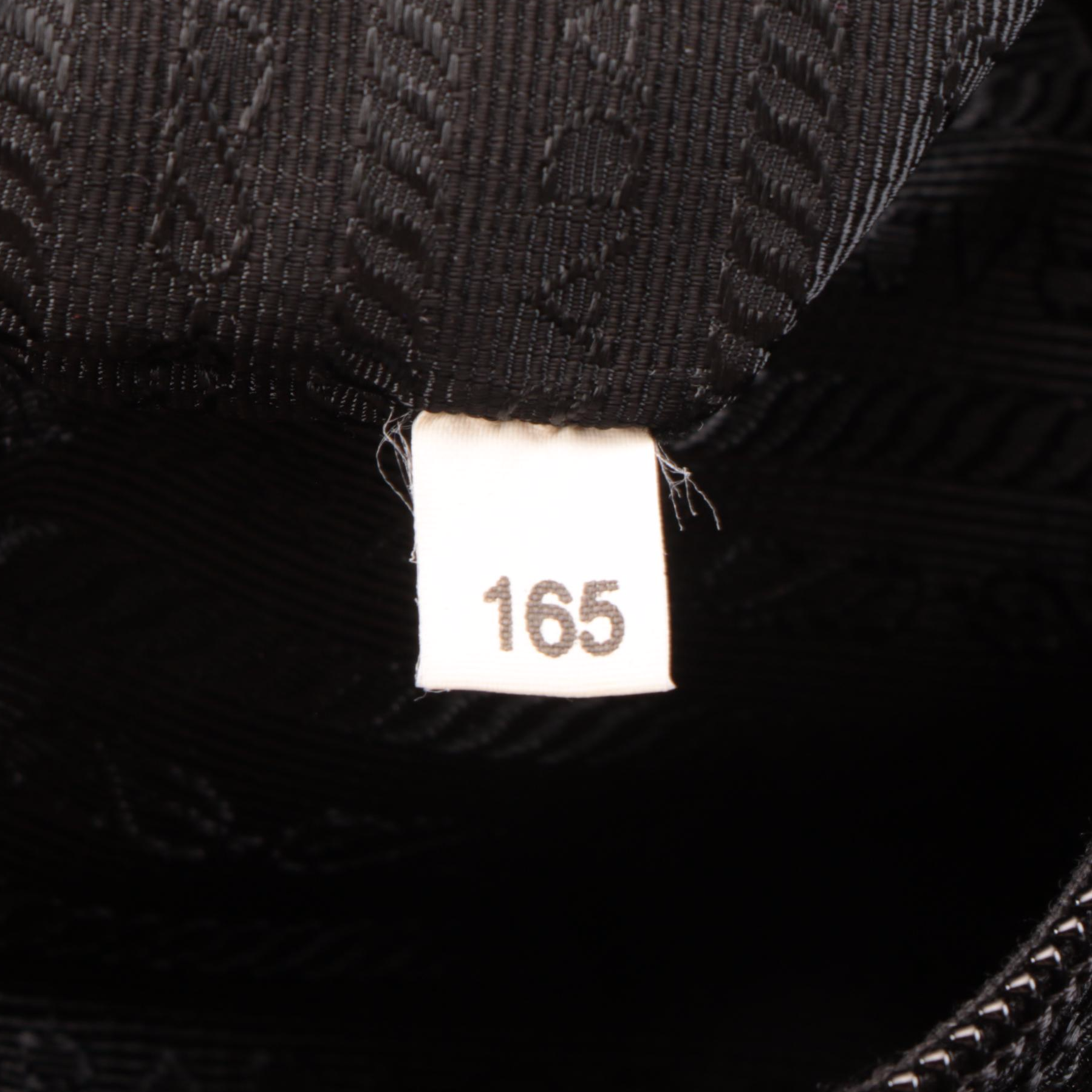 Prada Black Tessuto Nylon and Leather Tote