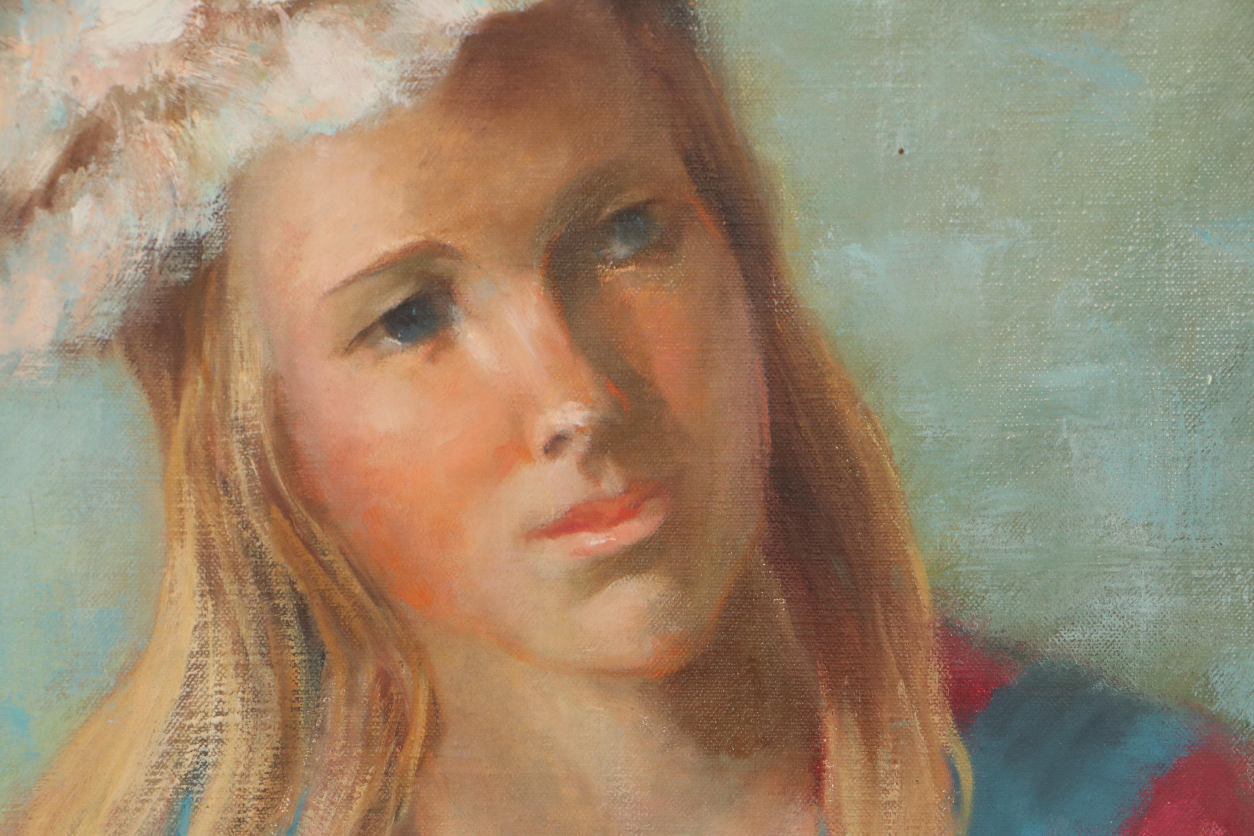 Portrait Oil Painting of a Girl