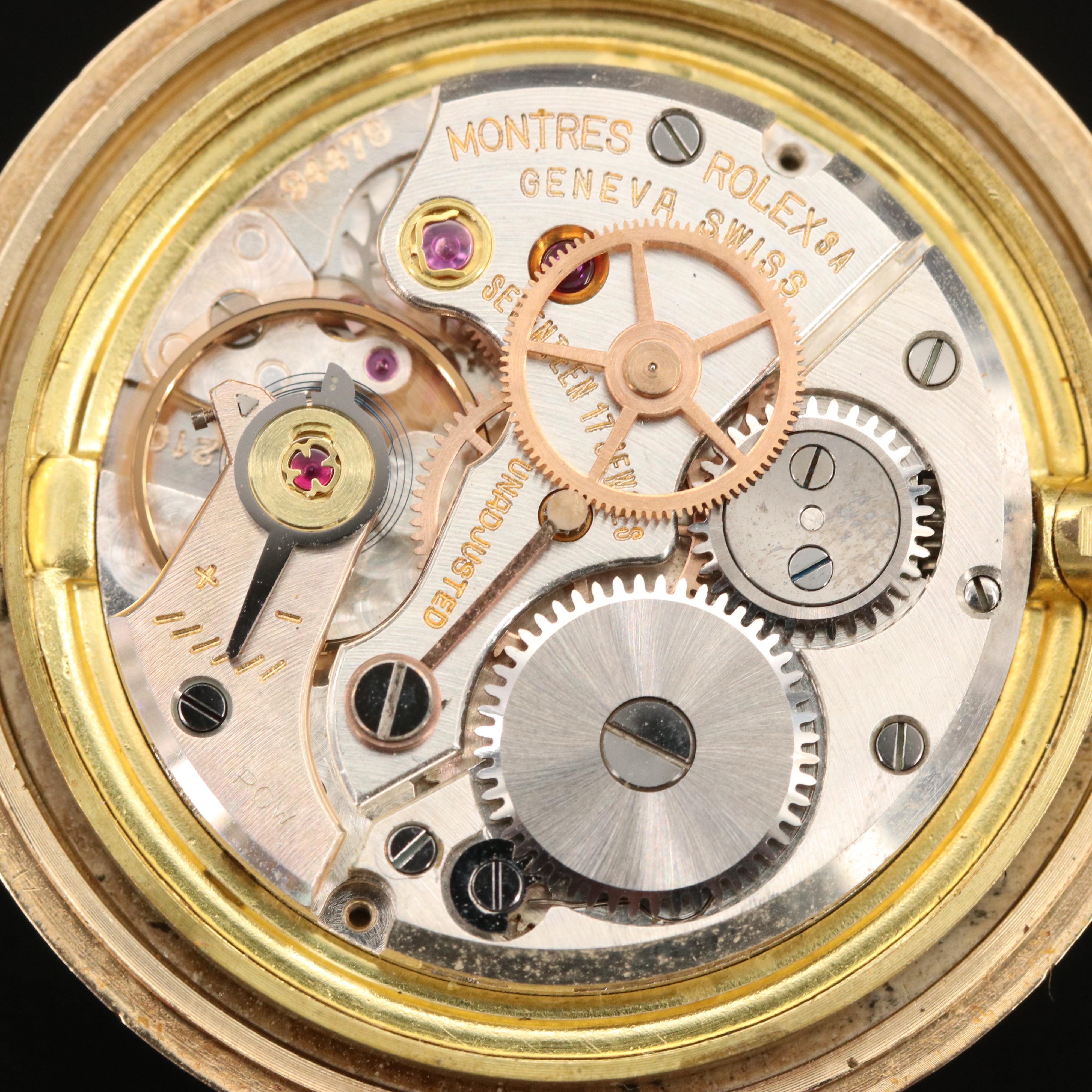 1950s 14K Rolex Stem Wind Watch