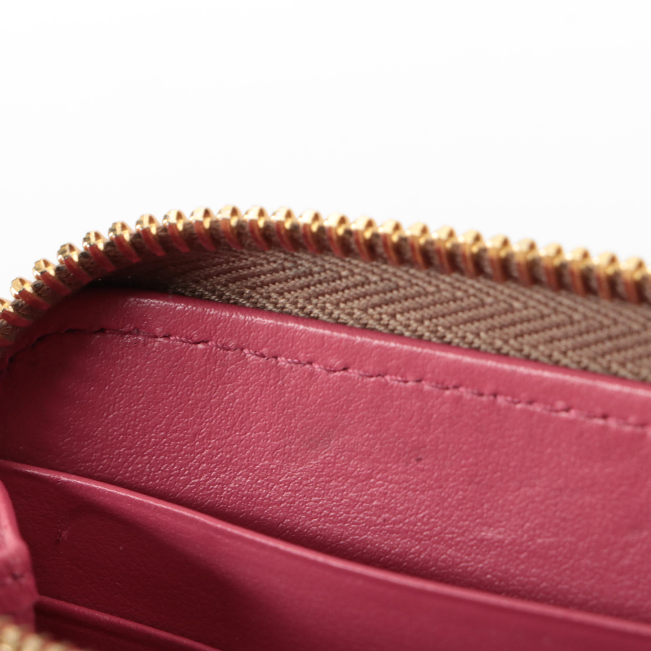 Prada Zip-Around Wallet in Vitello Daino Leather