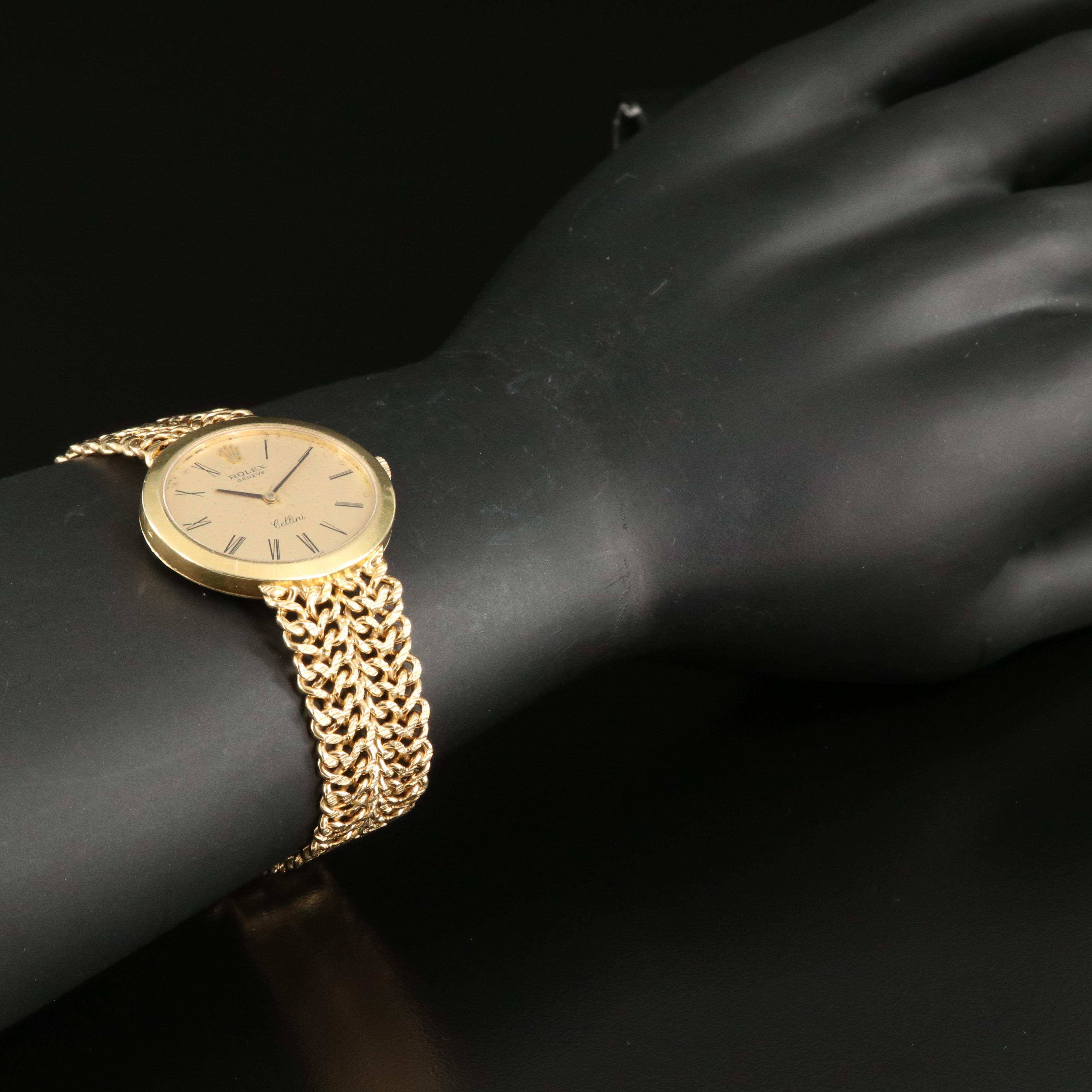 Rolex Cellini 18K Watch