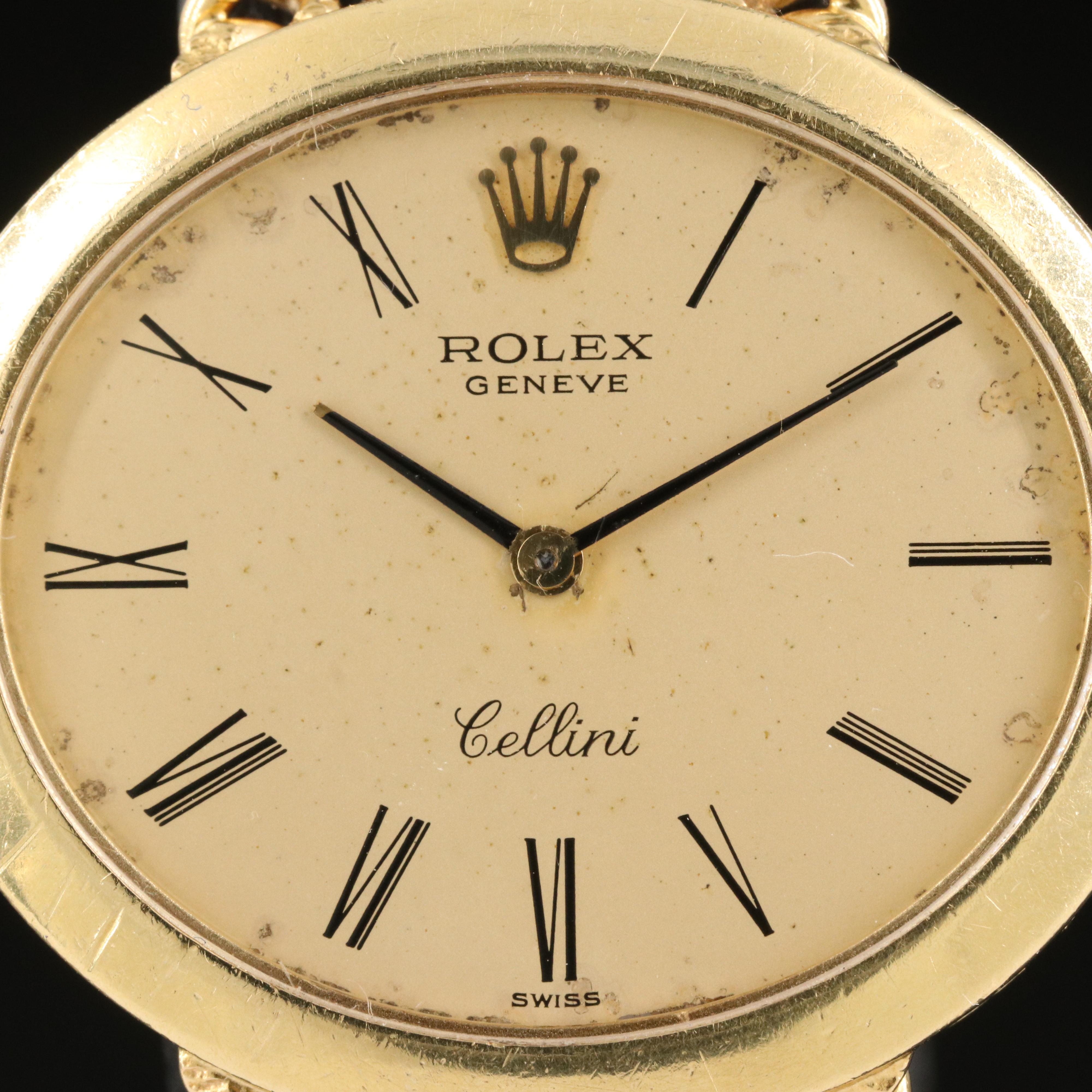 Rolex Cellini 18K Watch