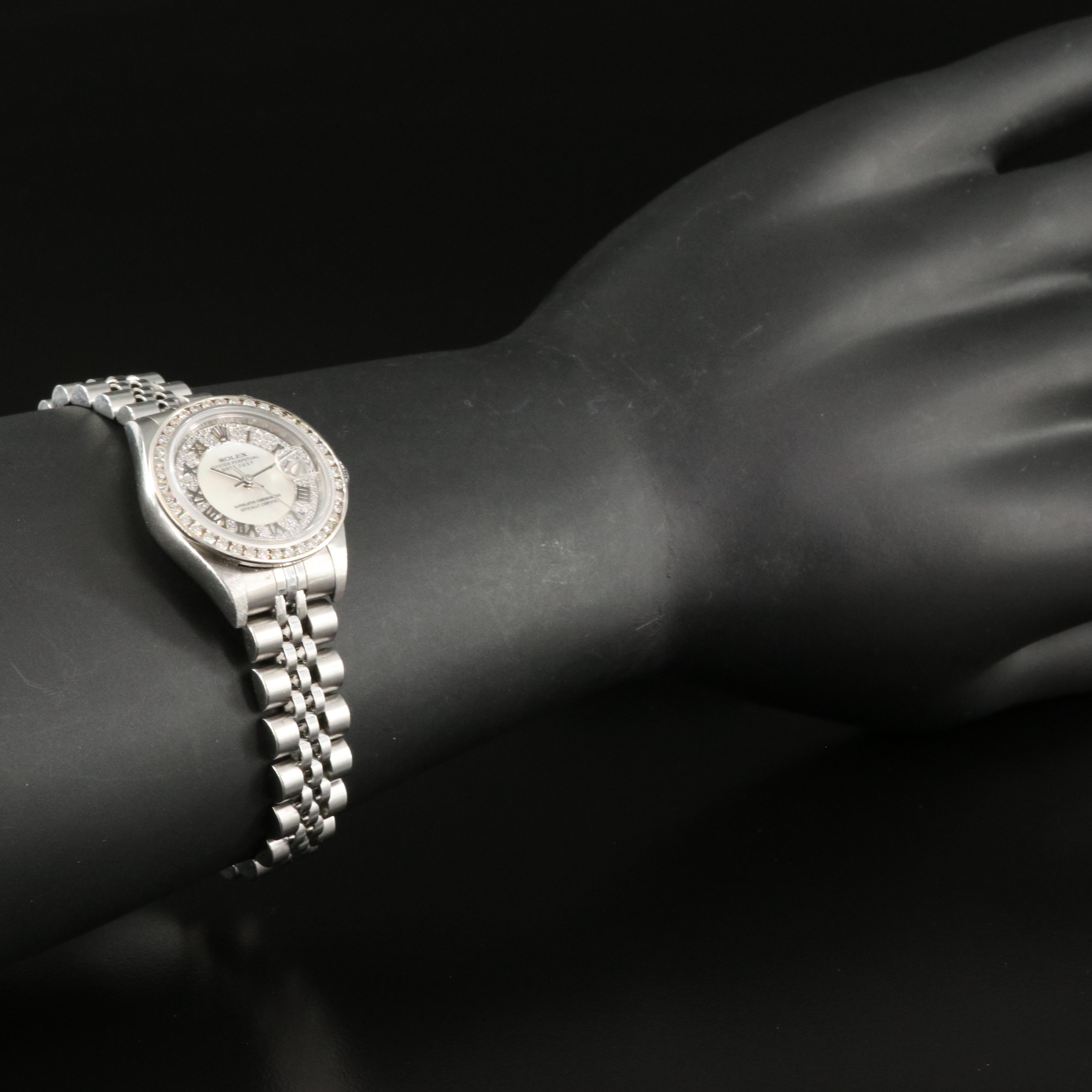 2000 Rolex Oyster Perpetual Diamond Datejust Watch