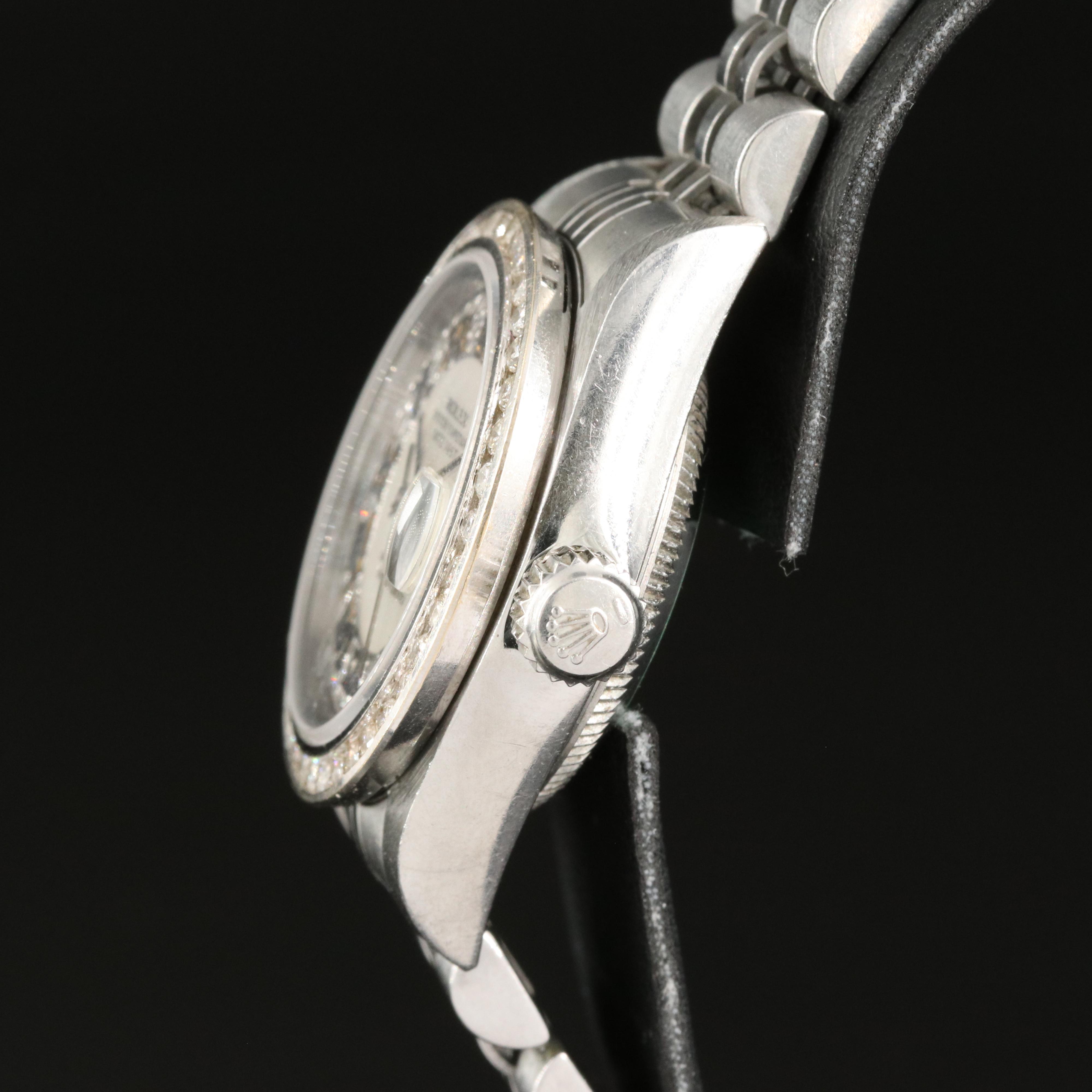 2000 Rolex Oyster Perpetual Diamond Datejust Watch