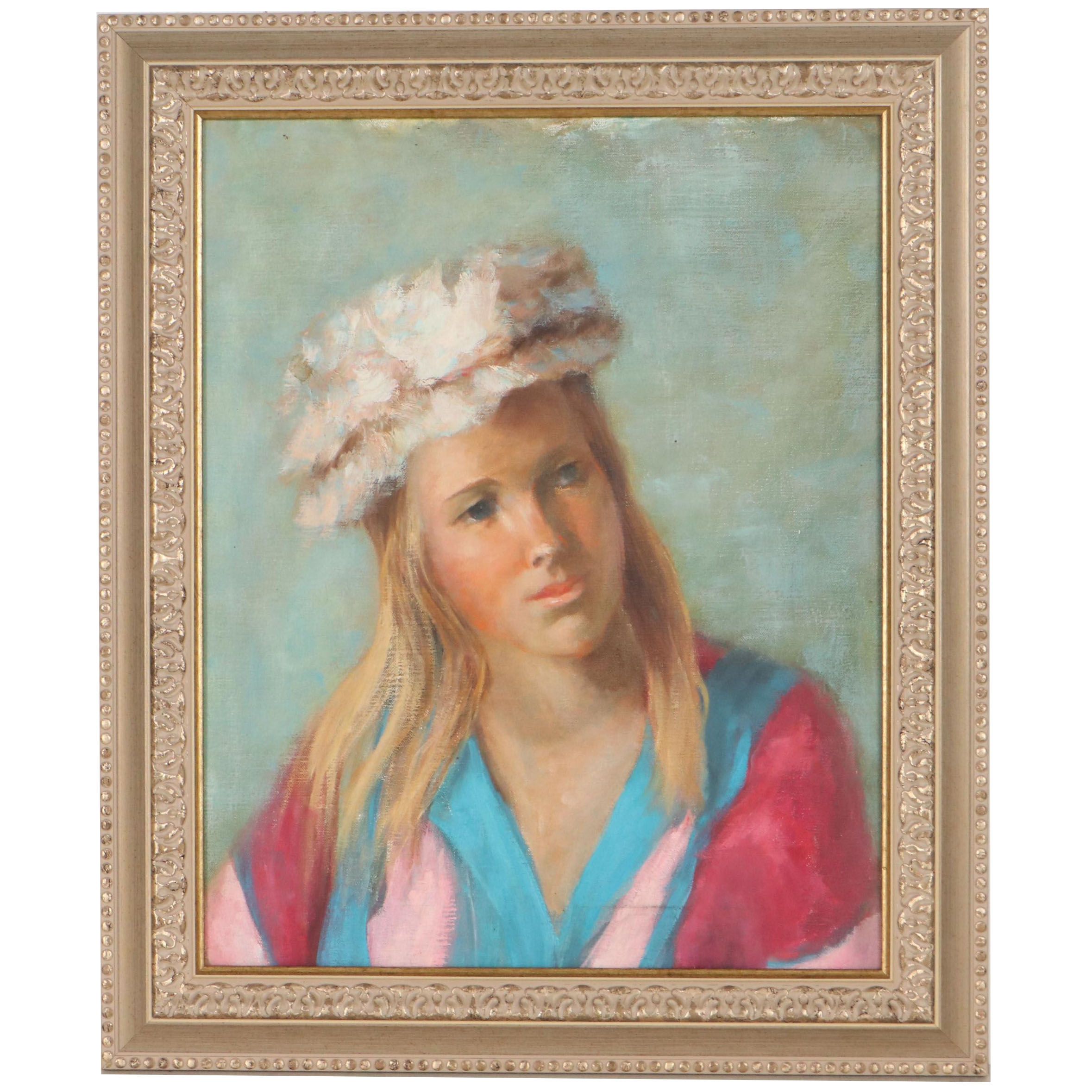 Portrait Oil Painting of a Girl