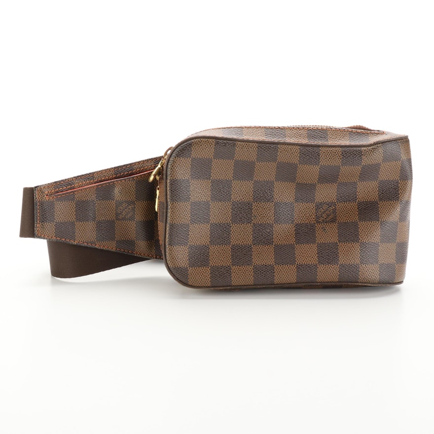 Louis Vuitton Geronimos Belt Bag in Damier Ebene Canvas