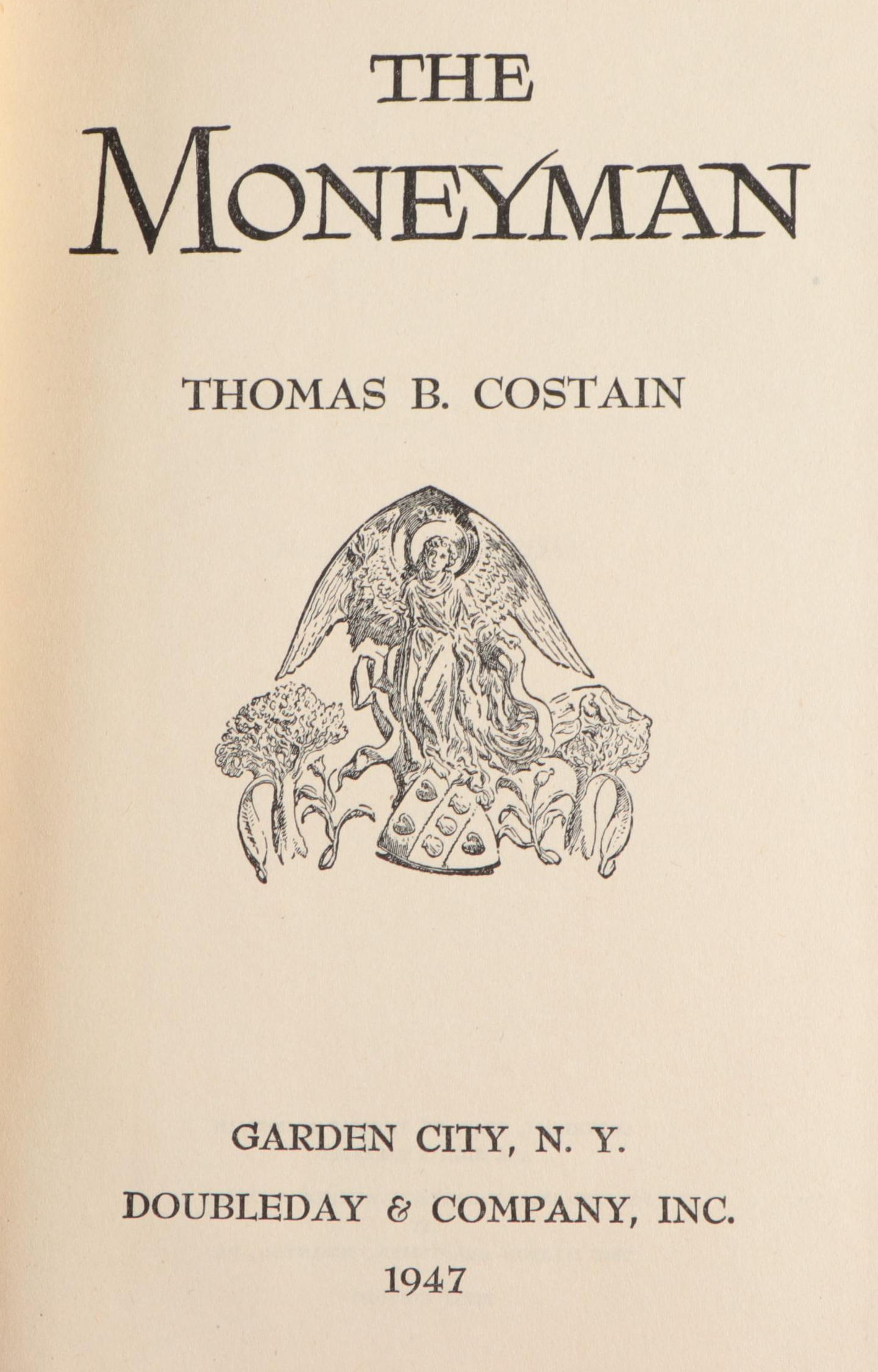First Edition "The Moneyman" by Thomas B. Costain and More, Mid-20th Century