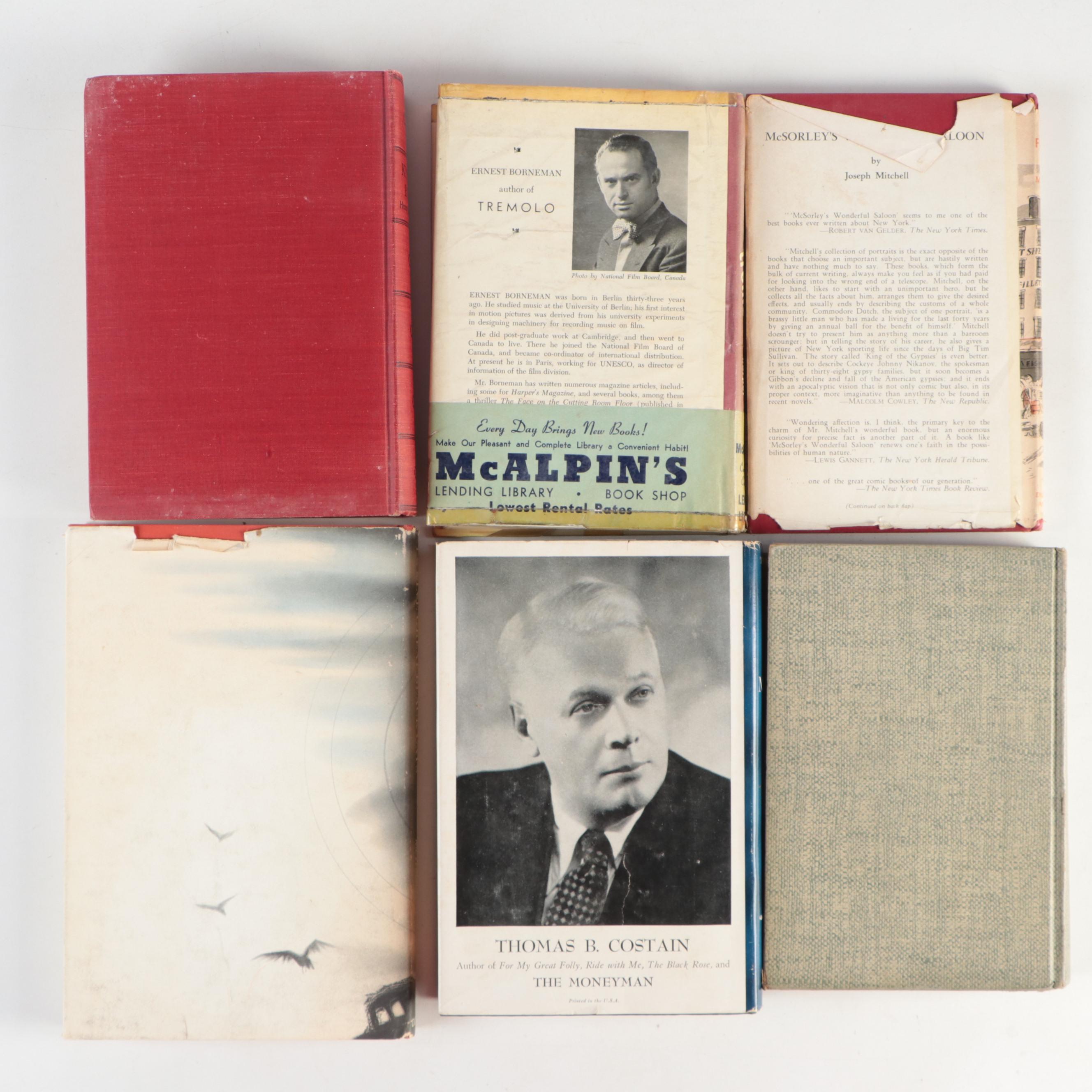 First Edition "The Moneyman" by Thomas B. Costain and More, Mid-20th Century