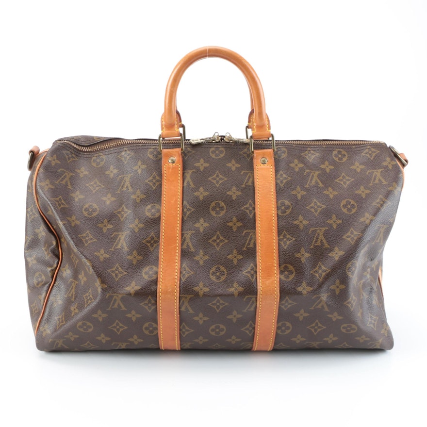 Louis Vuitton Keepall 45 Bandoulière in Monogram Canvas